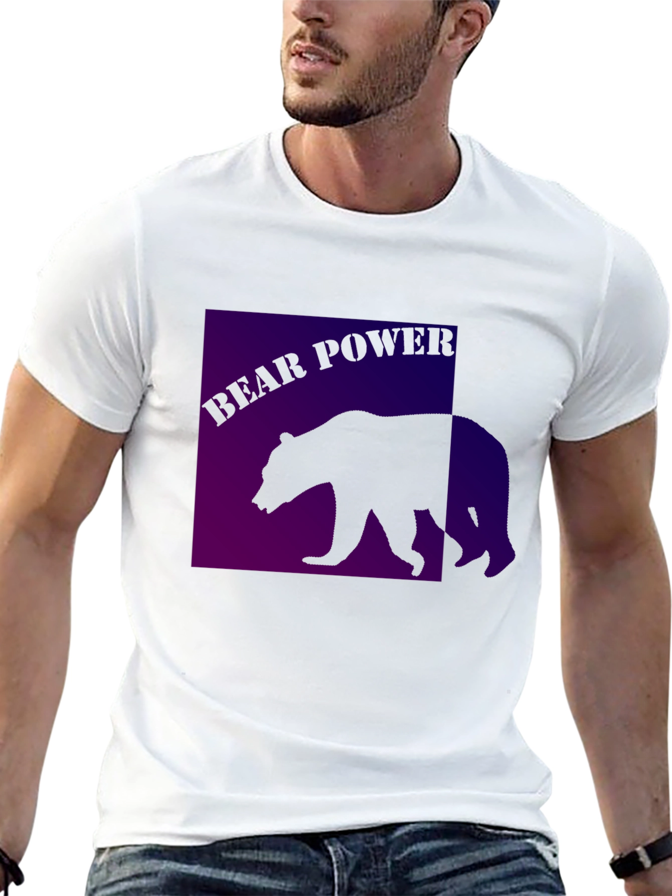 Bear Power Graphic T-Shirt