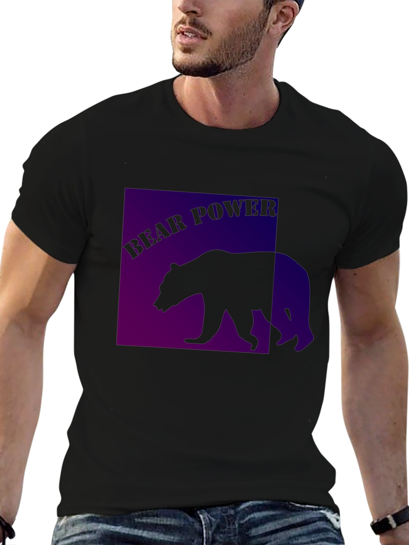 Bear Power Graphic T-Shirt