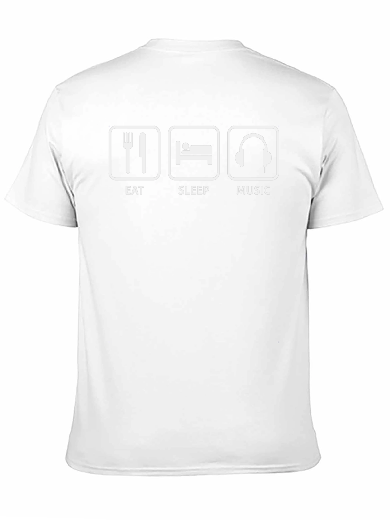 Eat Sleep Music Black T-Shirt