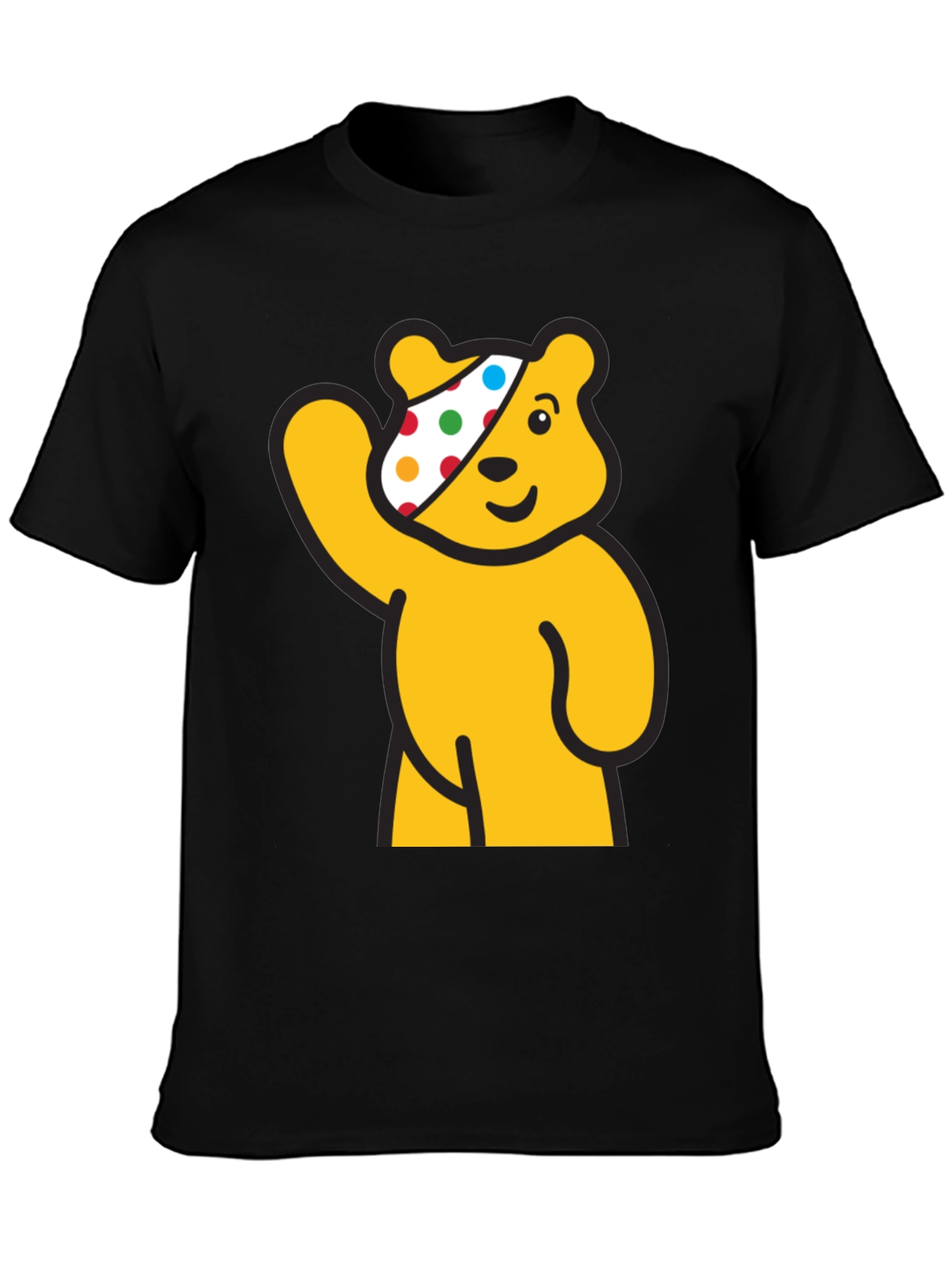 Pudsey Bear Graphic Tee - Black