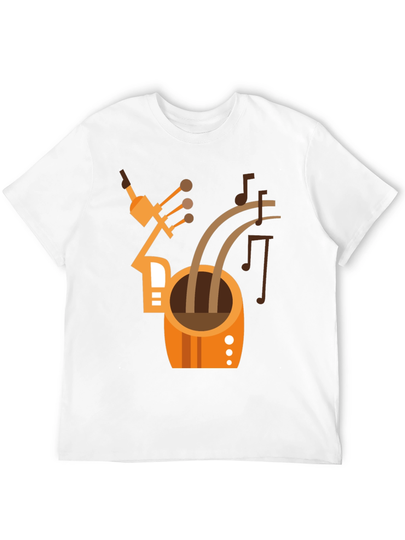 Abstract Musical Instrument T-Shirt - Black