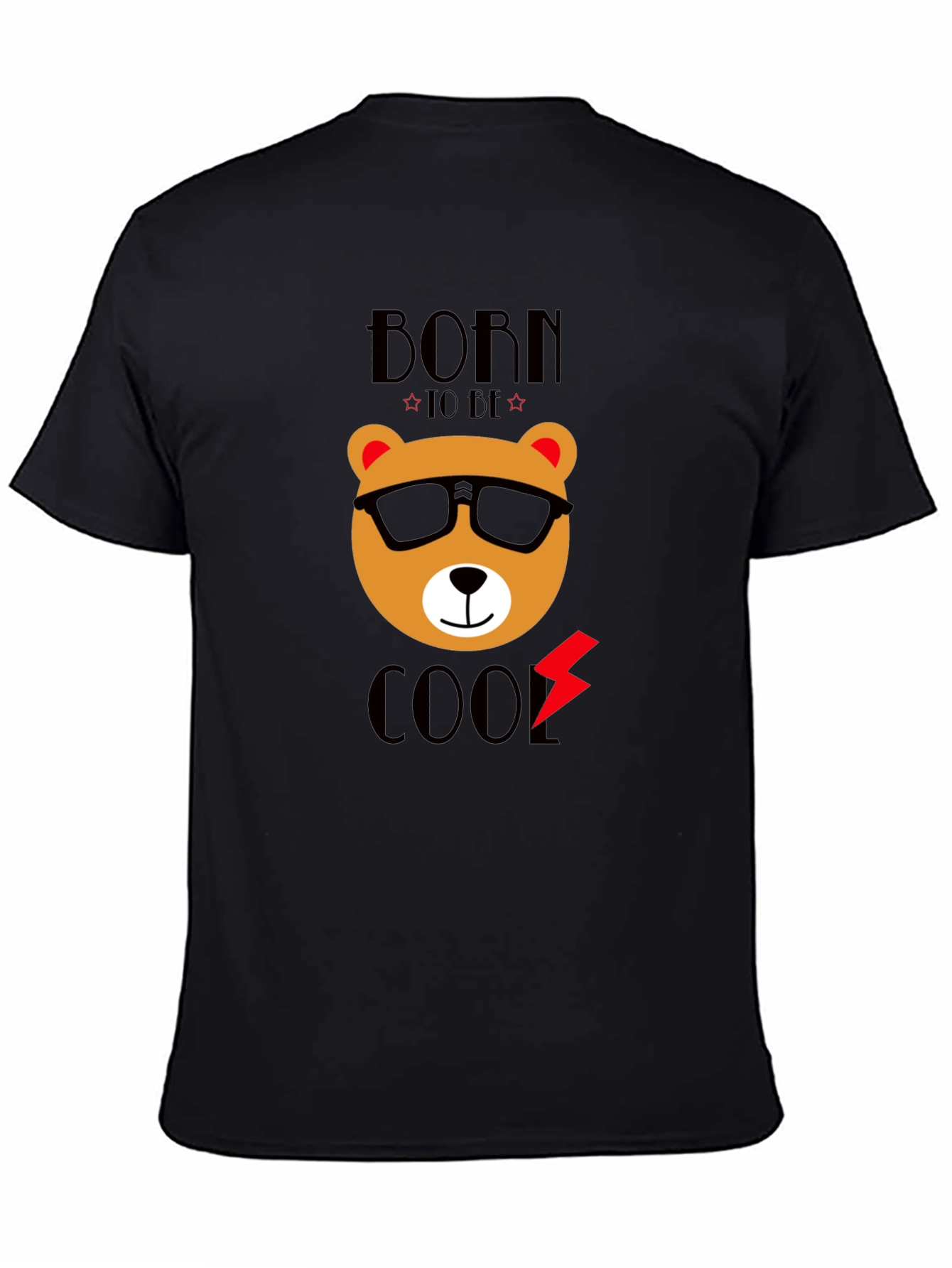 Born to Be Cool Bear Graphic T-Shirt
