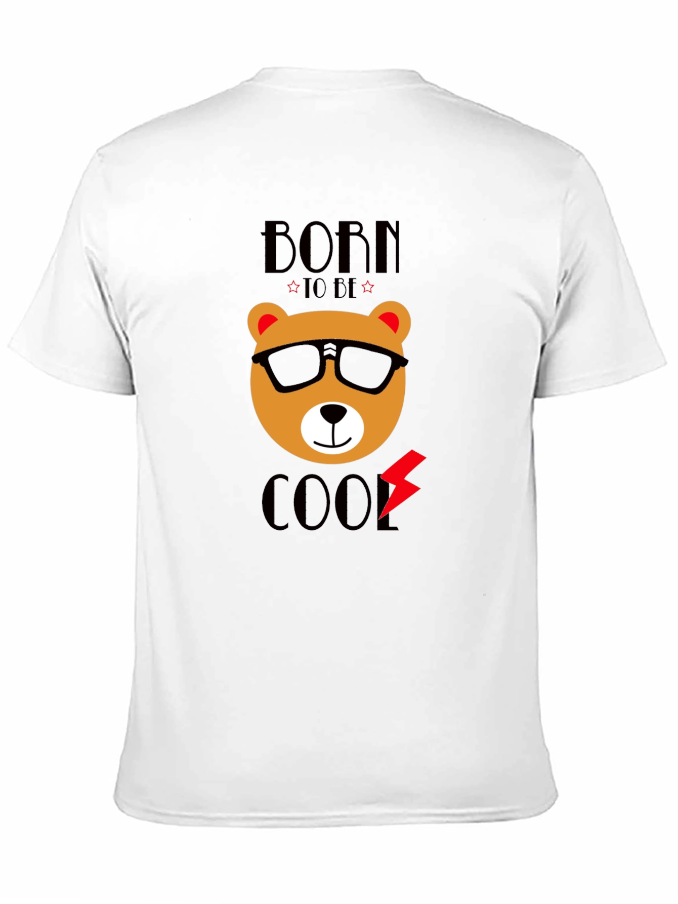 Born to Be Cool Bear Graphic T-Shirt