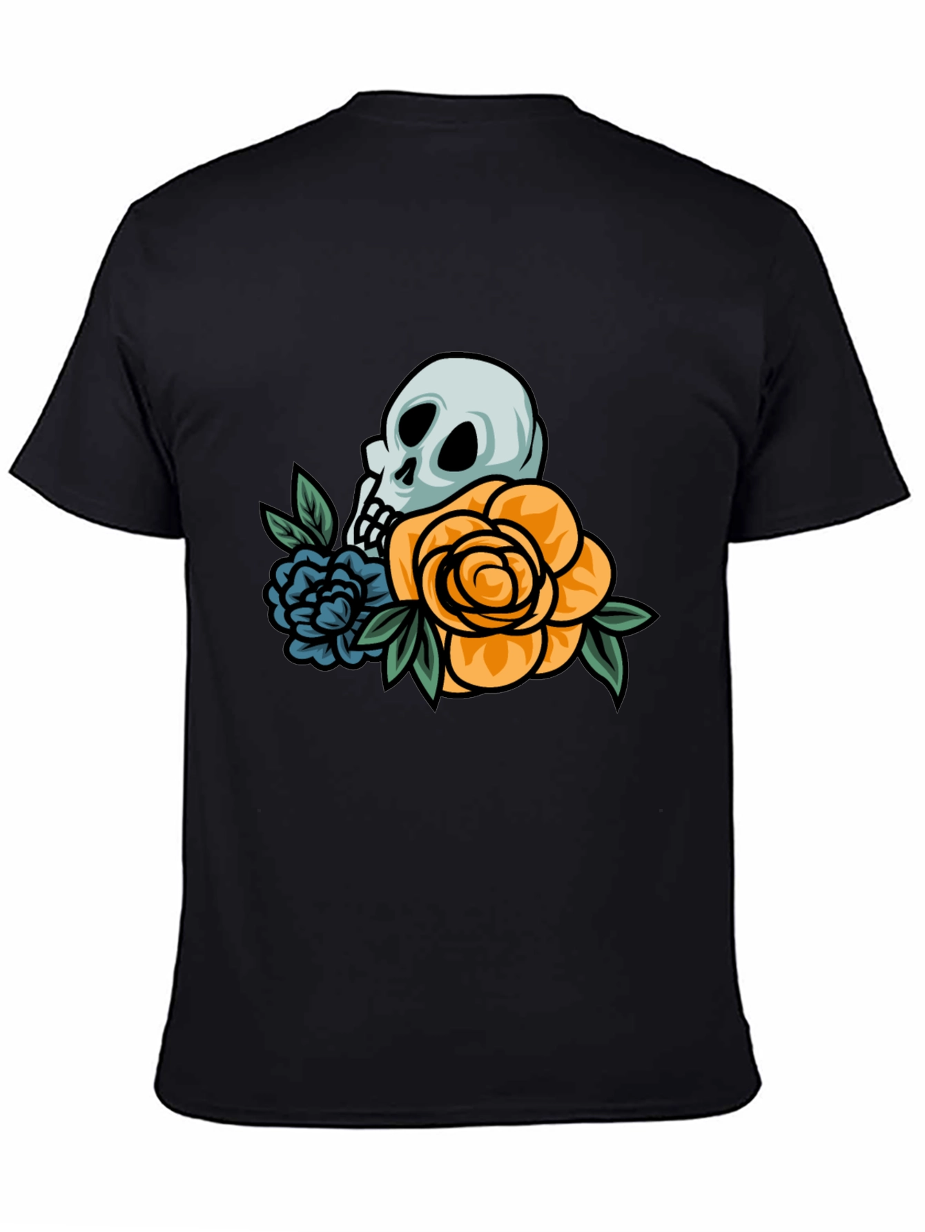 Skull & Roses Graphic T-Shirt