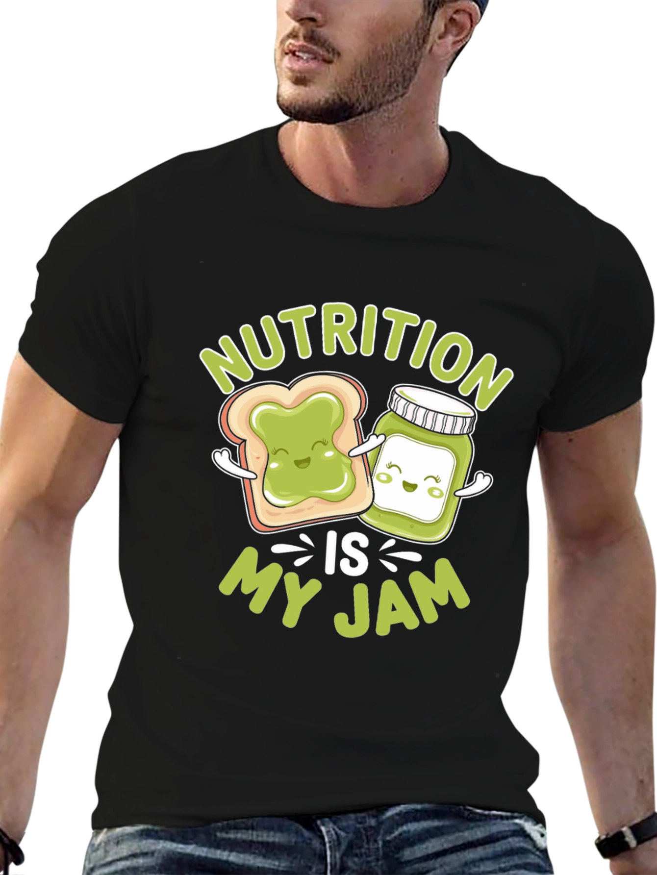 Nutrition Is My Jam T-Shirt - Food Pun Tee