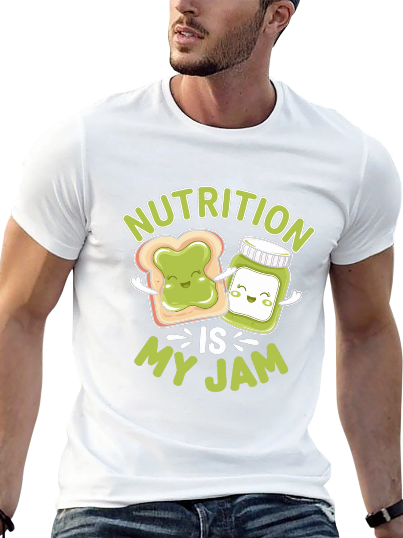 Nutrition Is My Jam T-Shirt - Food Pun Tee