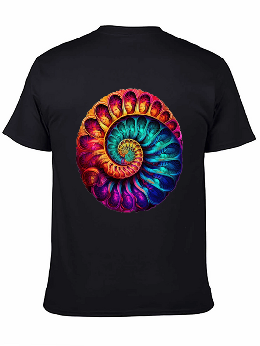 Psychedelic Spiral T-Shirt - Vibrant Abstract Graphic Tee