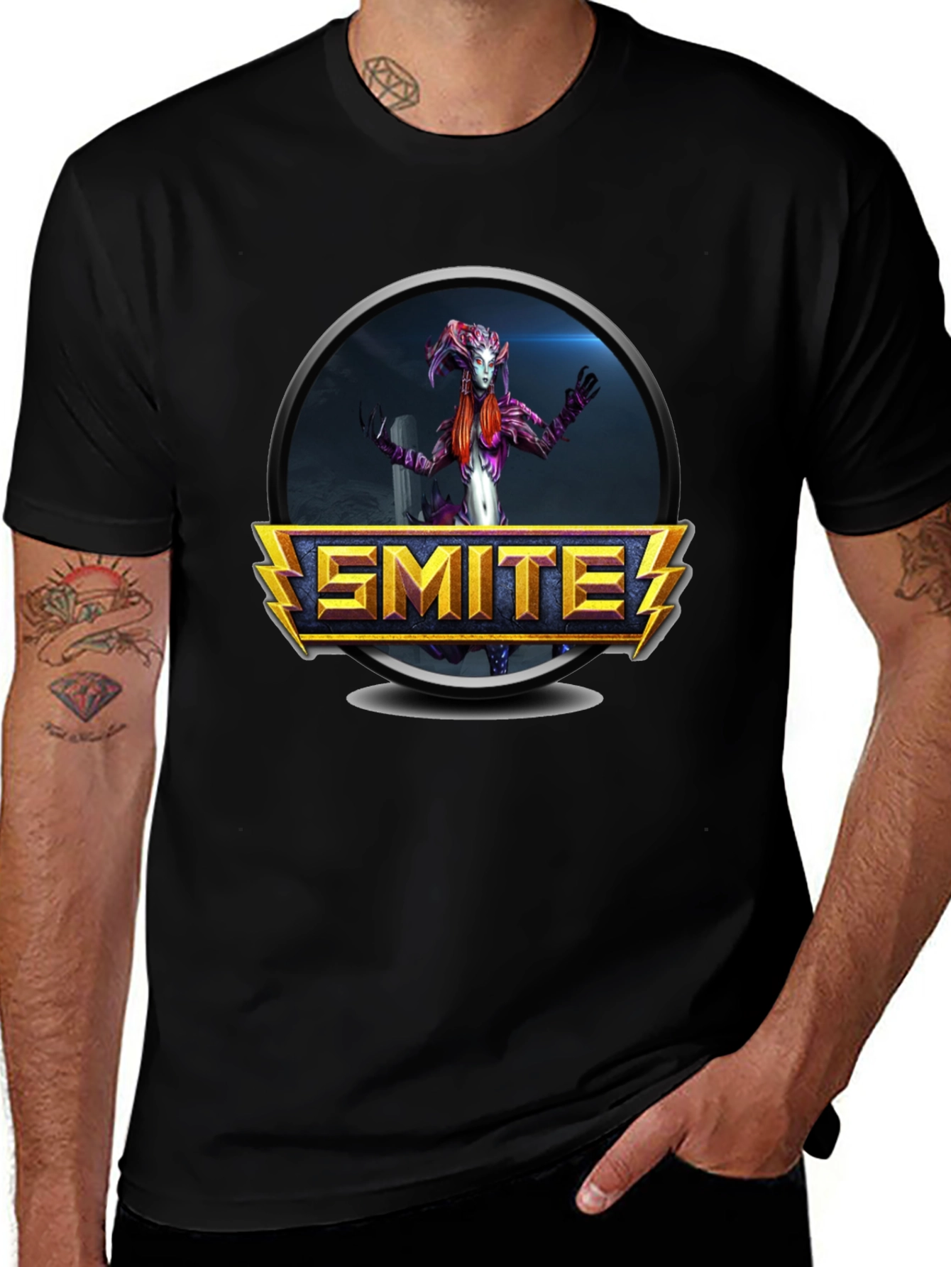 Smite God T-Shirt - Black Gaming Tee
