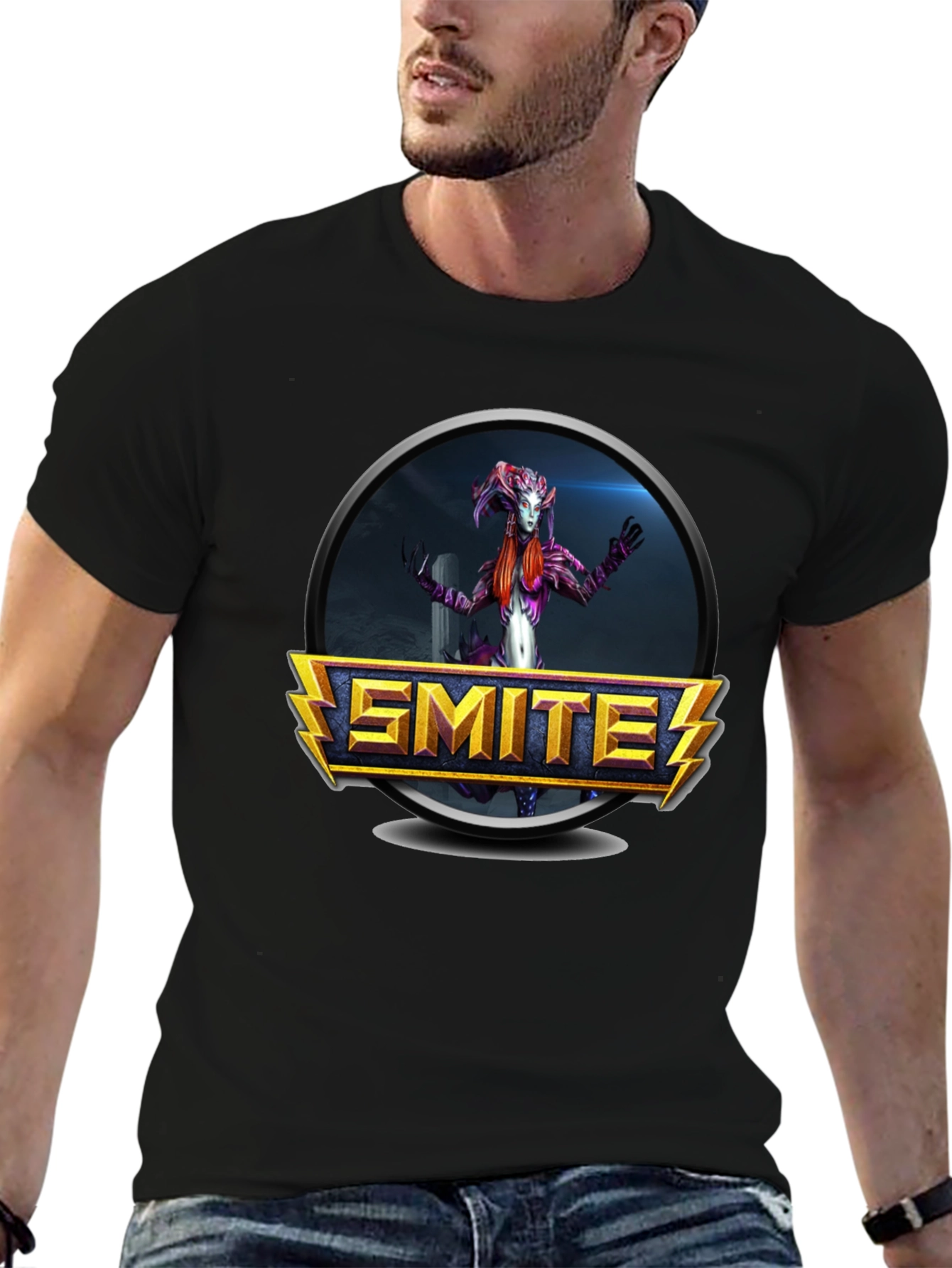 Smite God T-Shirt - Black Gaming Tee