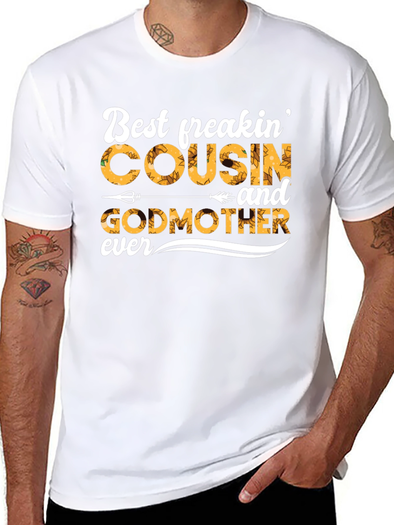 Best Freakin Cousin and Godmother T-Shirt
