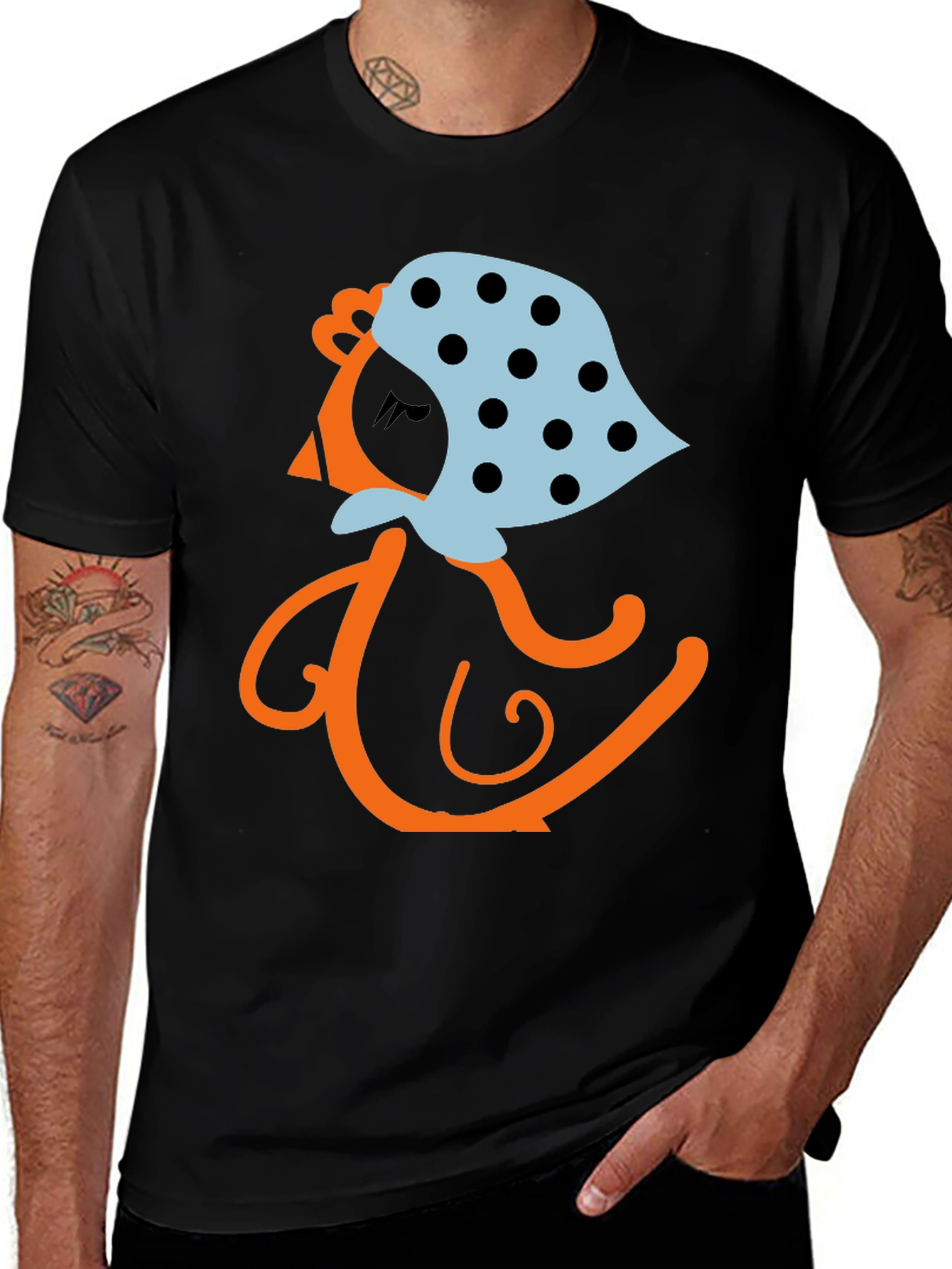 Whimsical Cartoon Granny Graphic Tee
