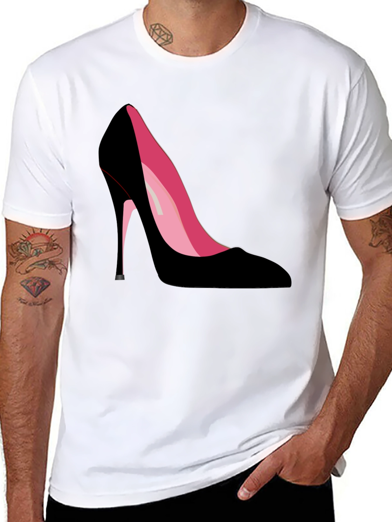Black Heel Shoe T-Shirt