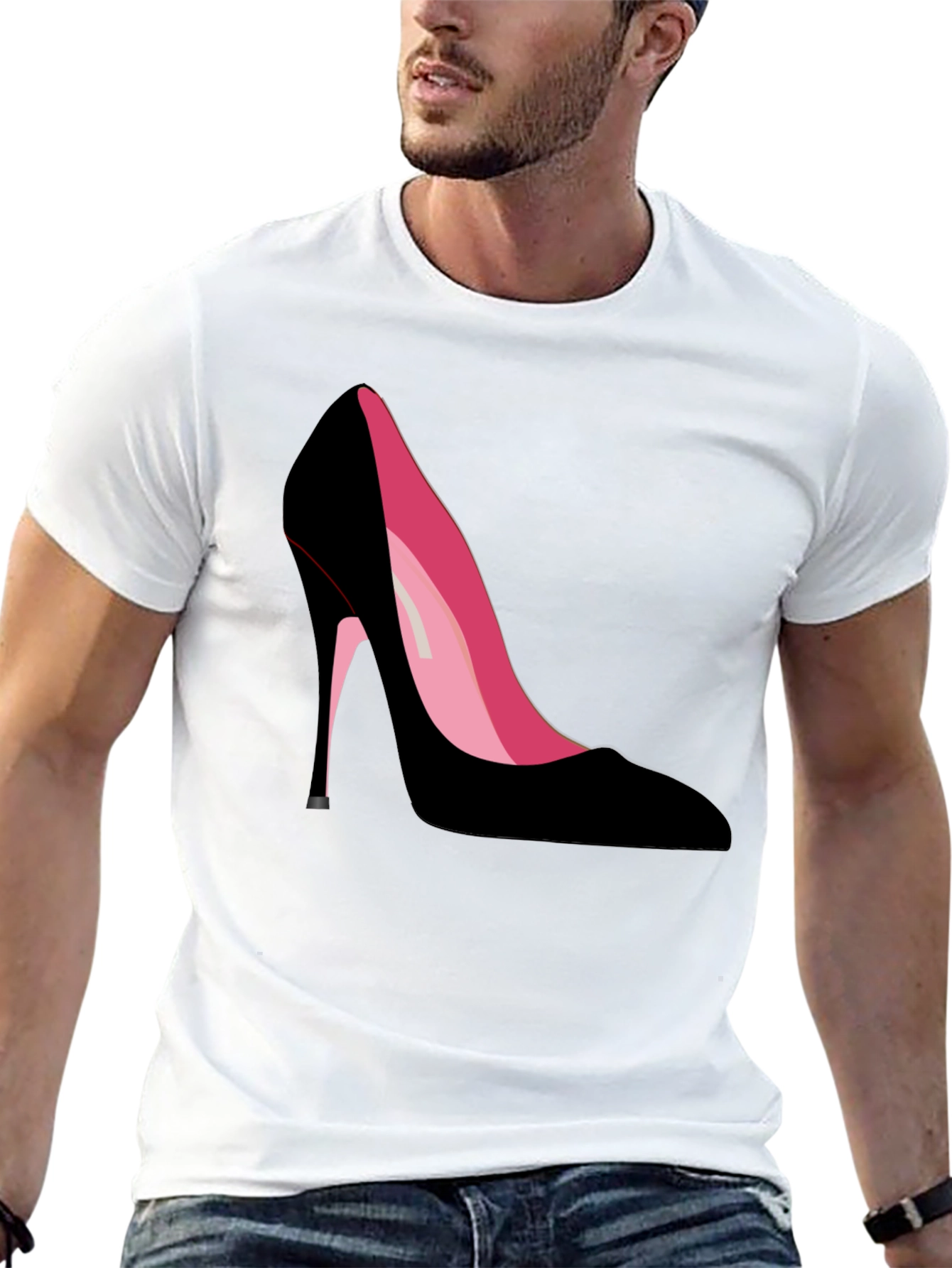 Black Heel Shoe T-Shirt