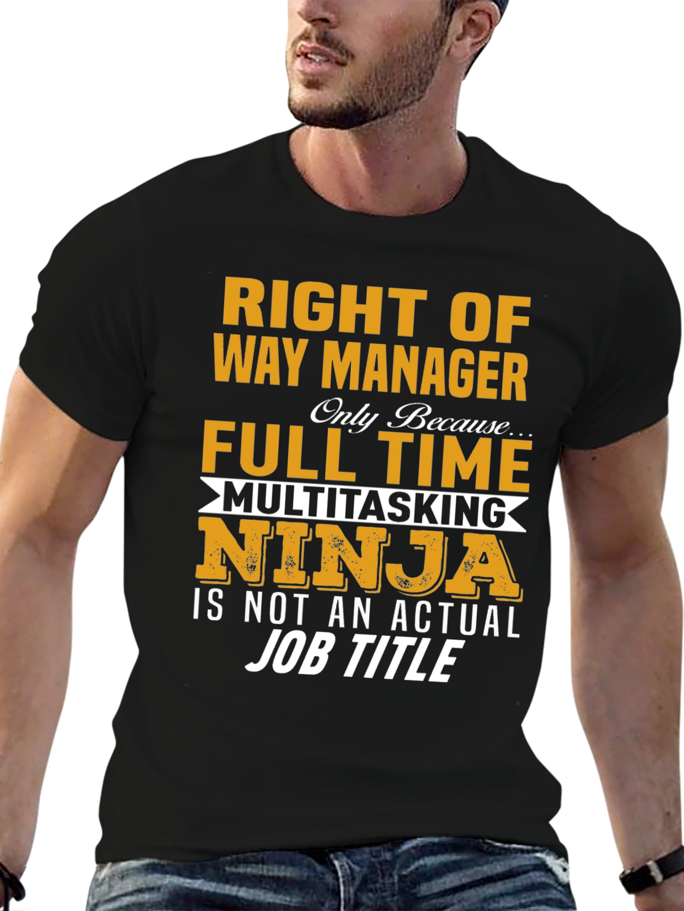 Right of Way Manager Full Time Ninja T-Shirt