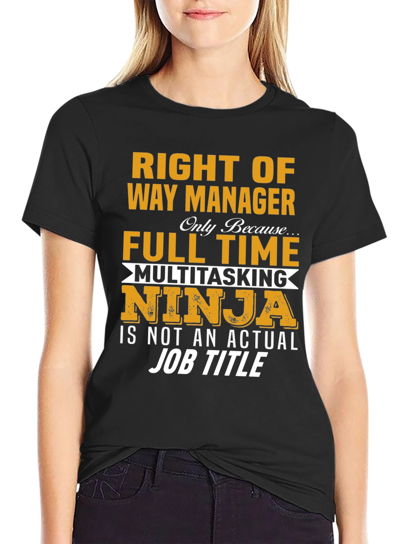 Right of Way Manager Full Time Ninja T-Shirt