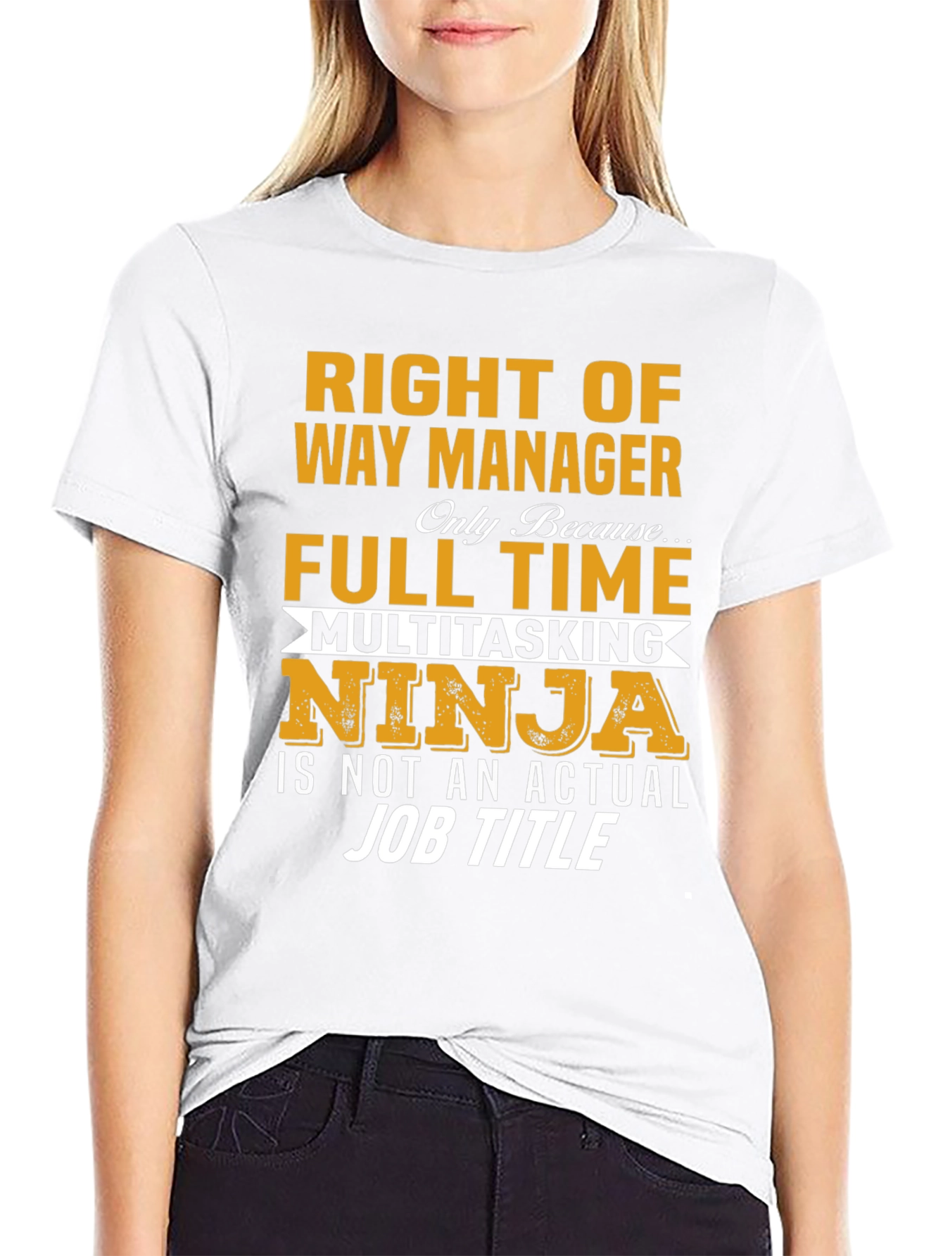 Right of Way Manager Full Time Ninja T-Shirt