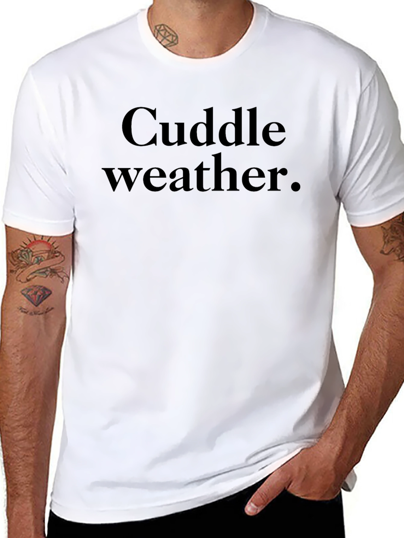 Cuddle Weather Graphic Tee - Cozy & Stylish