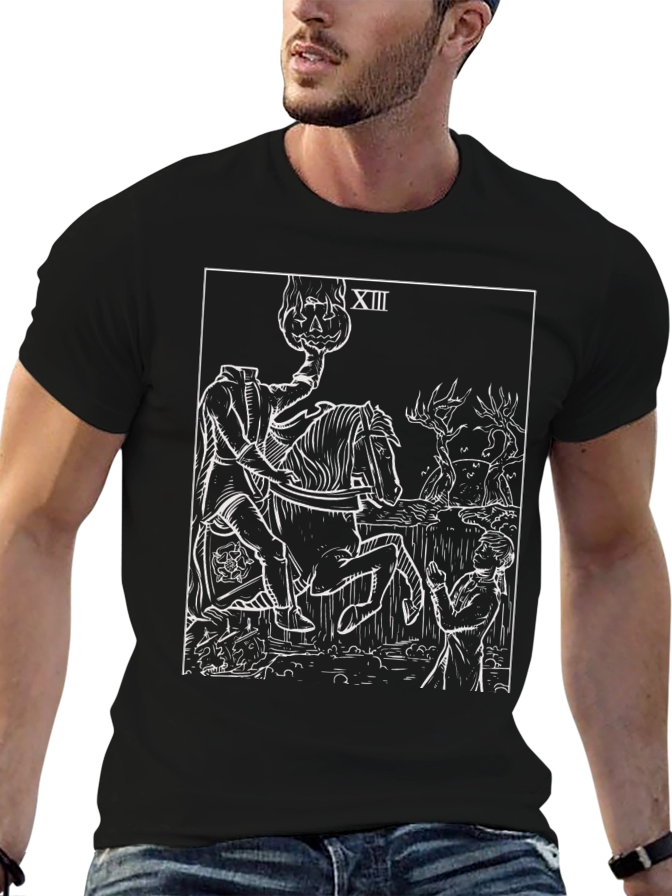 Headless Horseman T-Shirt - Halloween Graphic Tee