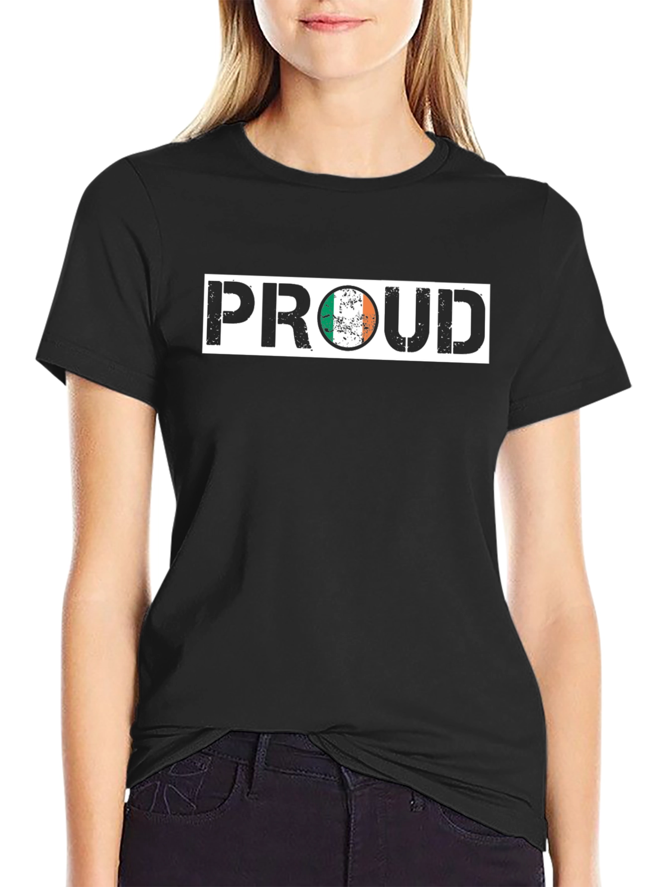Proud Irish Flag Graphic T-Shirt