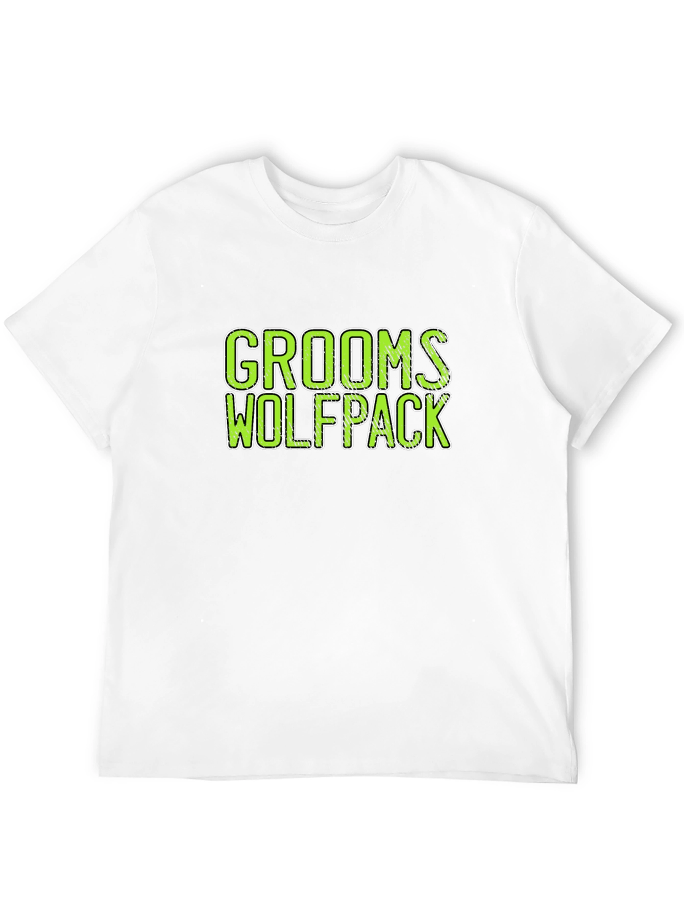 Grooms Wolfpack Black Crew Neck T-Shirt