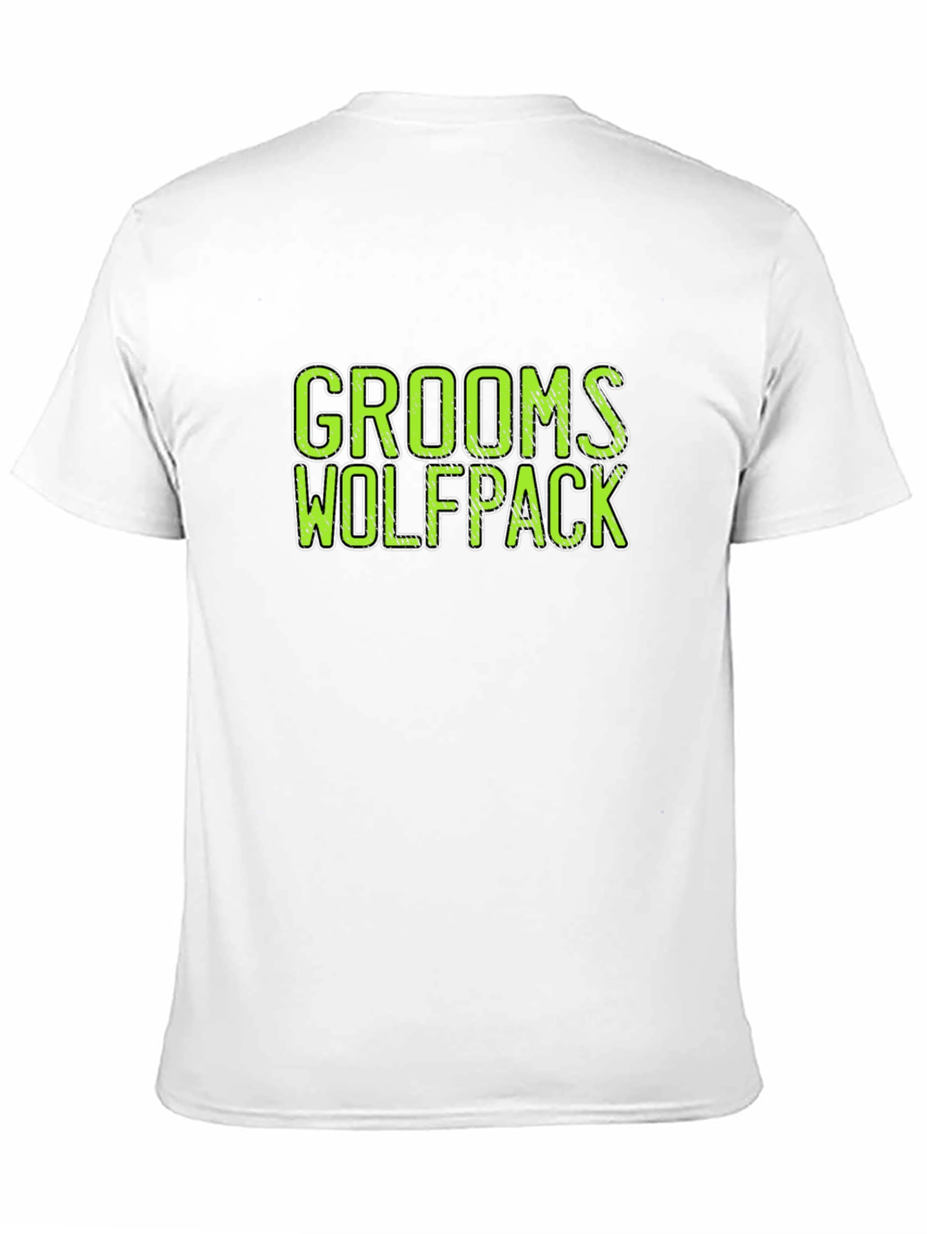 Grooms Wolfpack Black Crew Neck T-Shirt