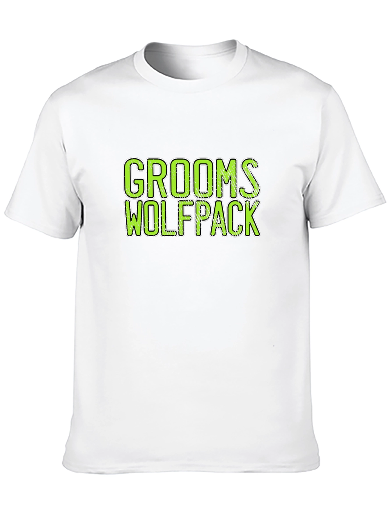Grooms Wolfpack Black Crew Neck T-Shirt