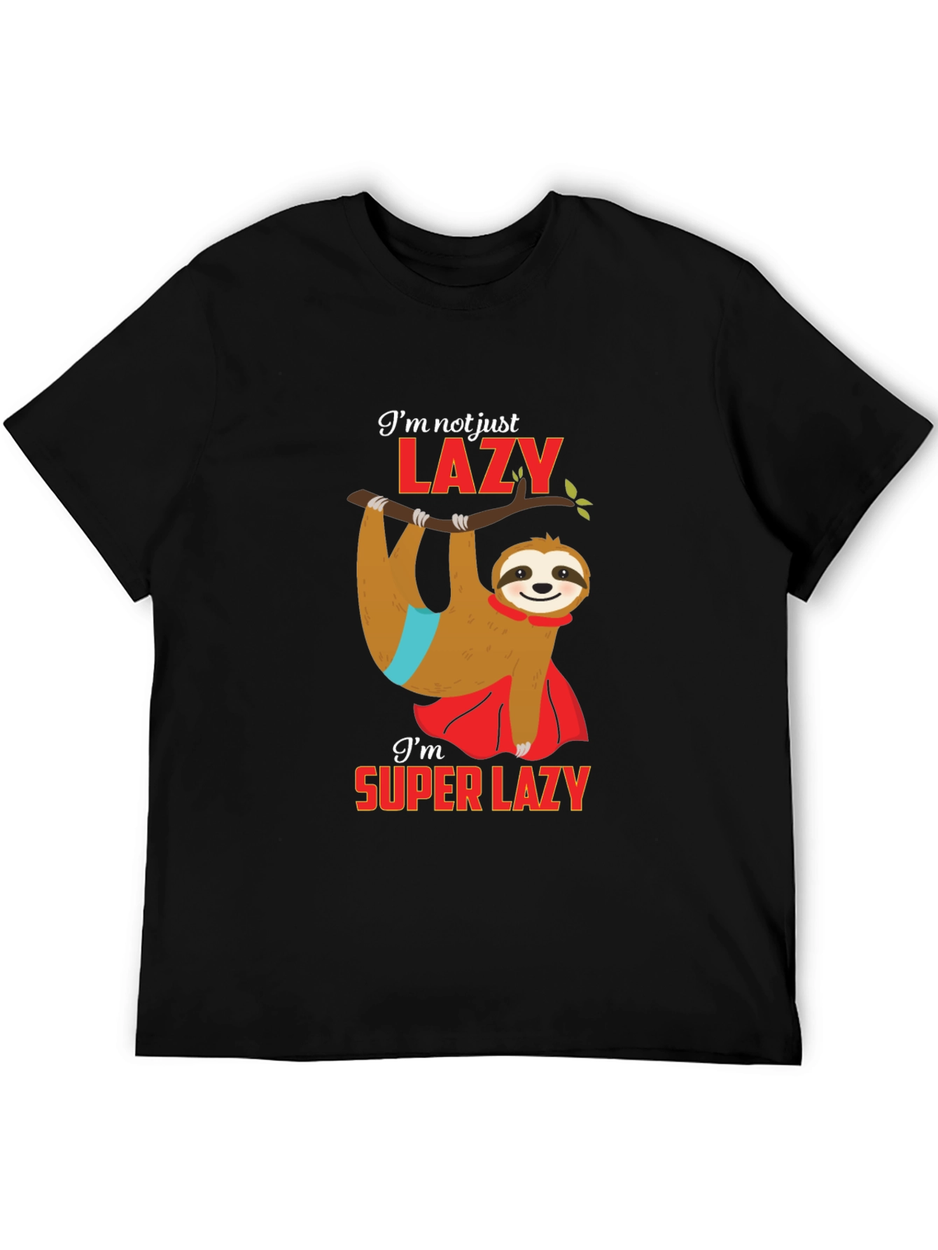 Super Lazy Sloth Graphic Tee