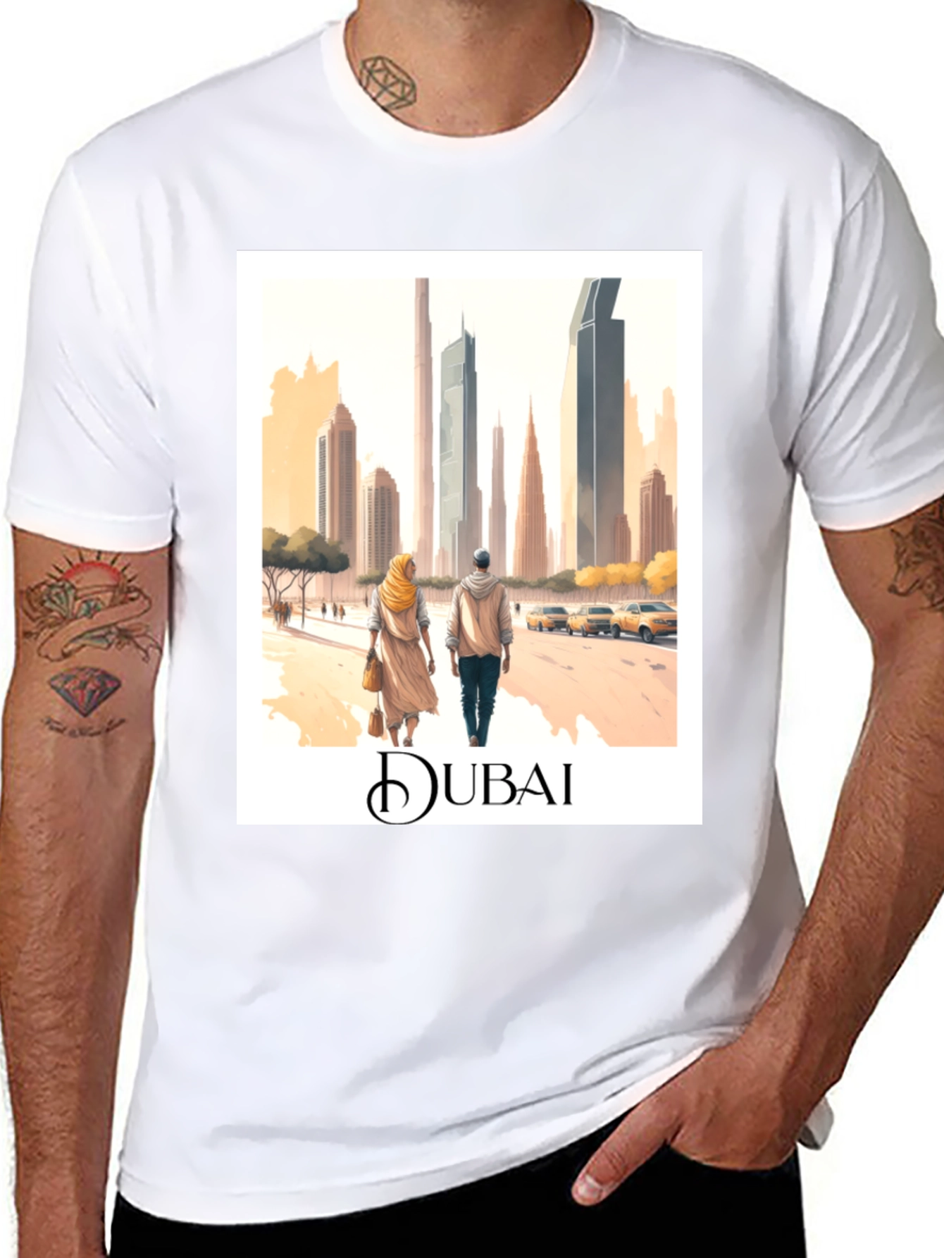 Dubai Travel Souvenir Tee