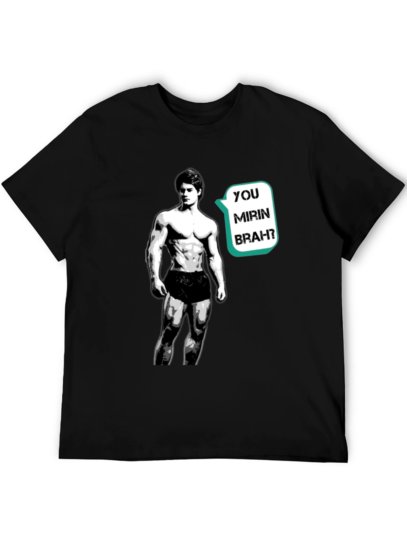 Zyzz You Mirin Bra T-Shirt - Black