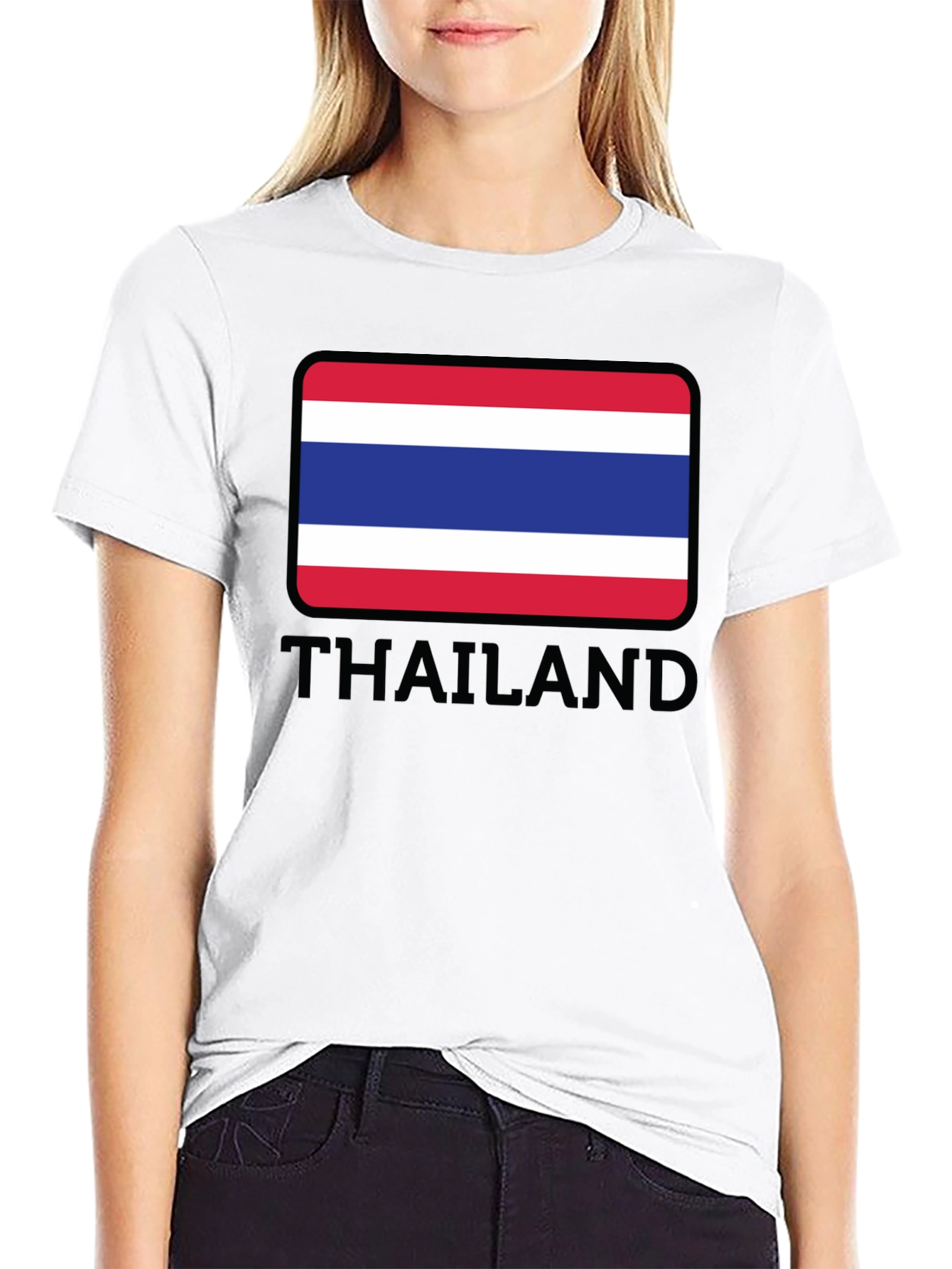 Thailand Flag Graphic T-Shirt - Travel Souvenir Tee
