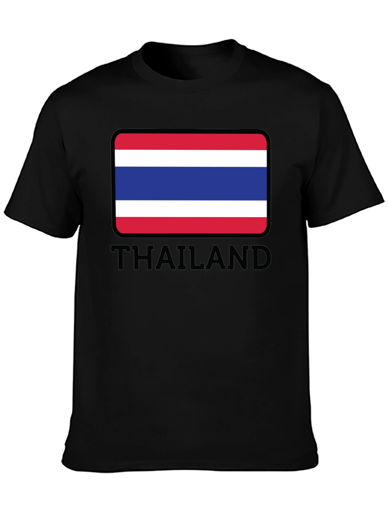 Thailand Flag Graphic T-Shirt - Travel Souvenir Tee
