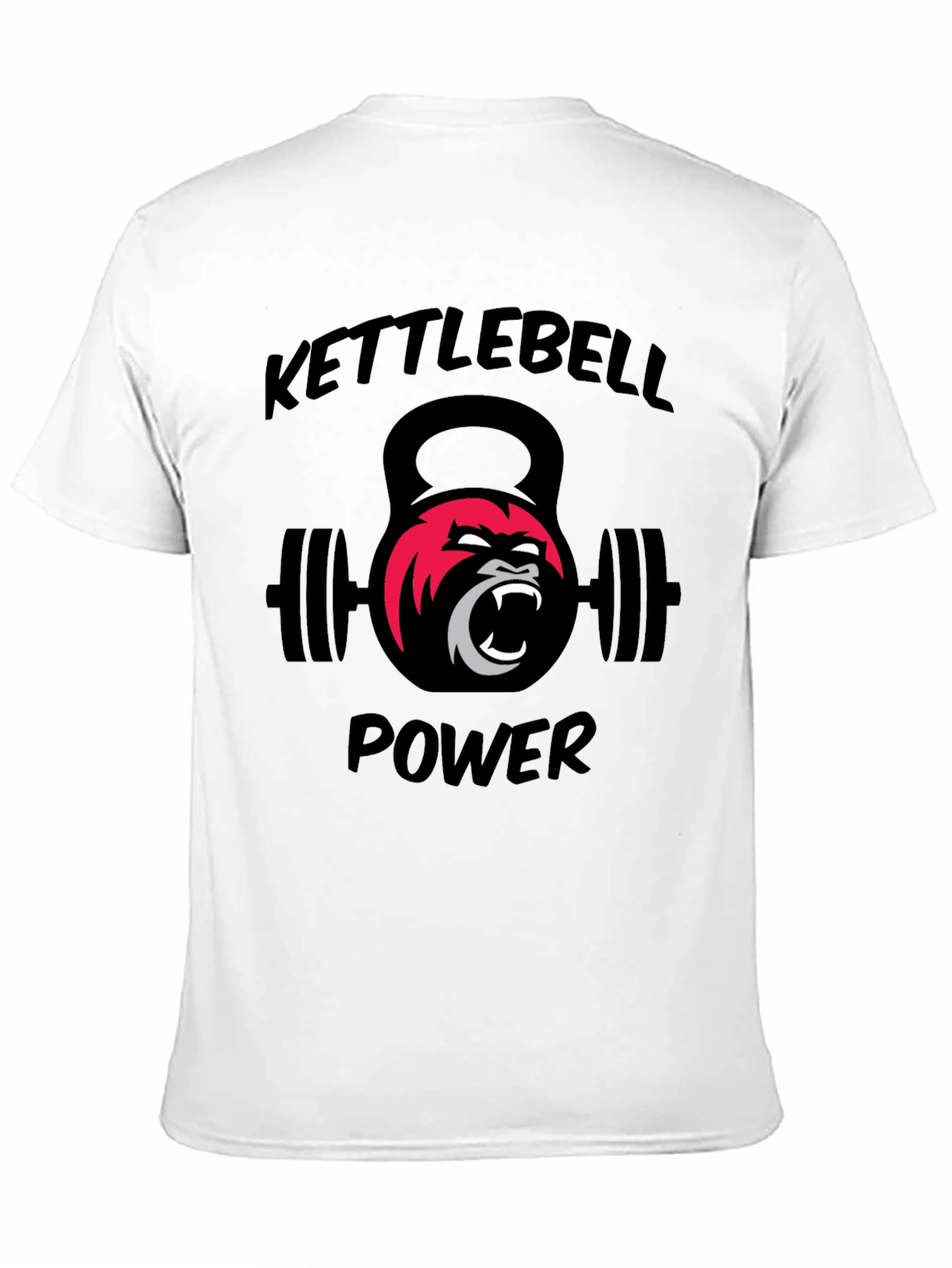Kettlebell Power Gorilla Graphic T-Shirt