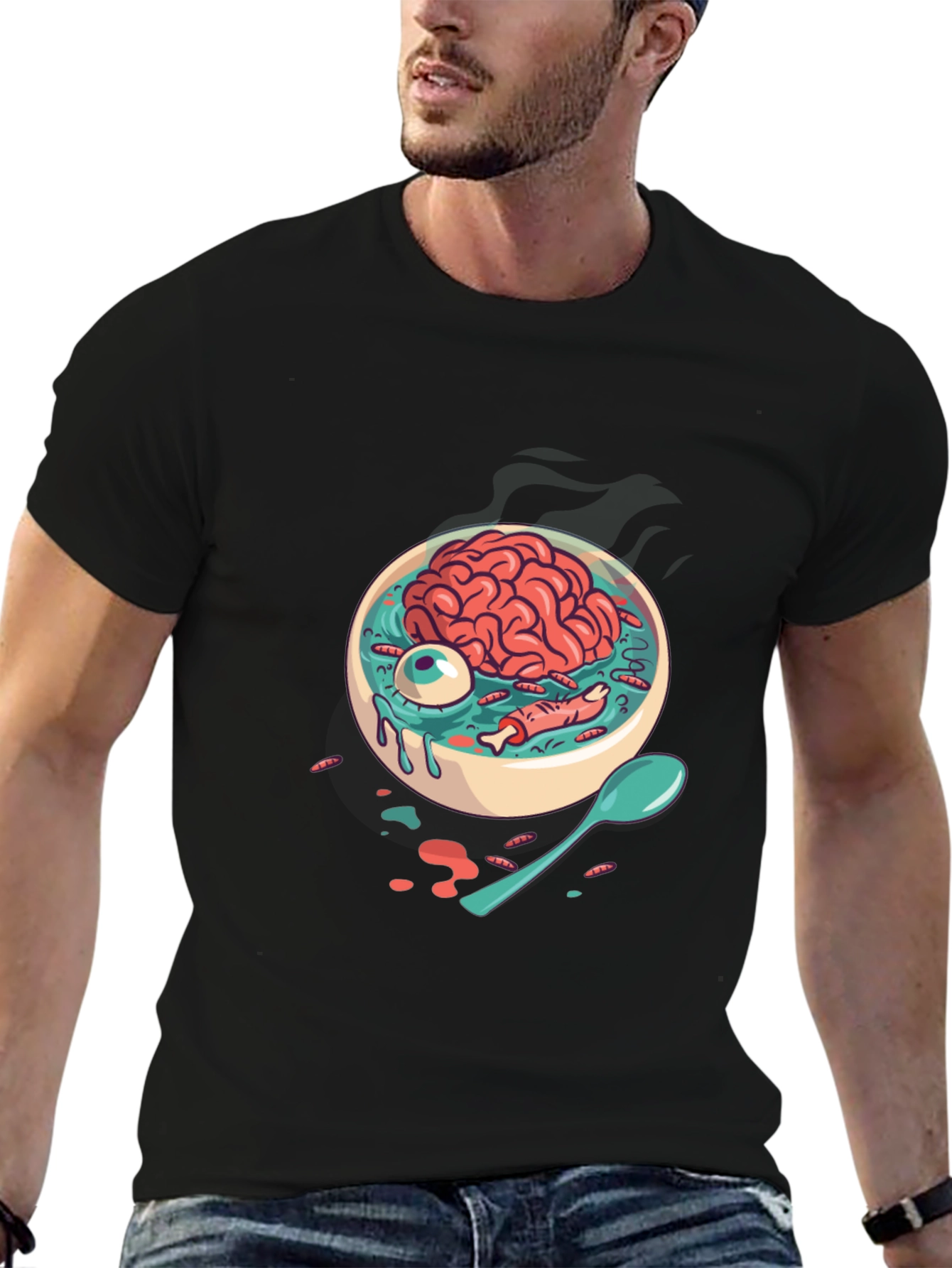 Brain Soup Graphic Tee - Halloween Style