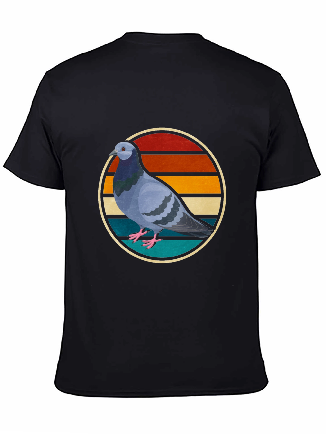 Retro Pigeon Graphic Tee - Cool Bird Lover Shirt