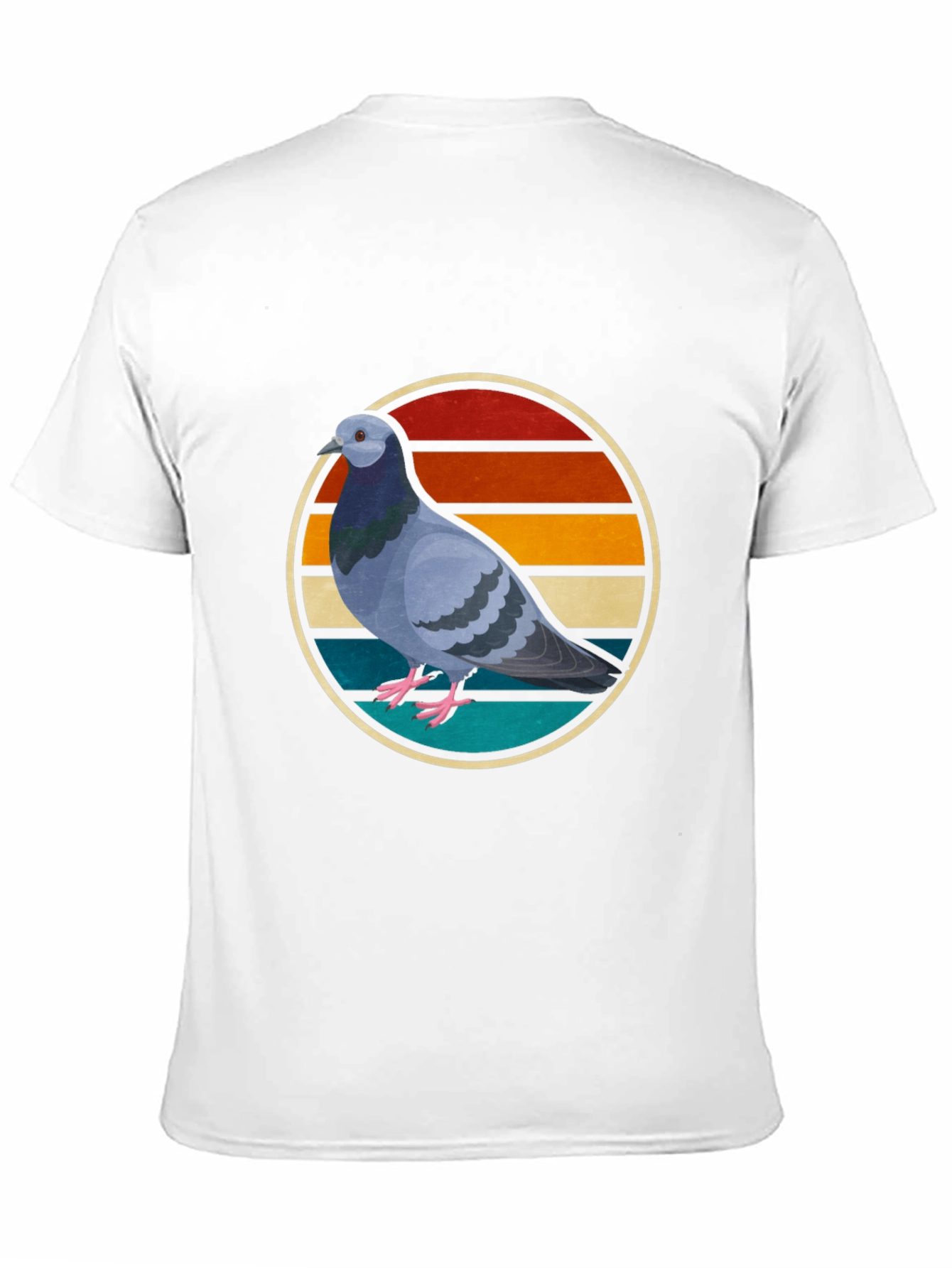Retro Pigeon Graphic Tee - Cool Bird Lover Shirt