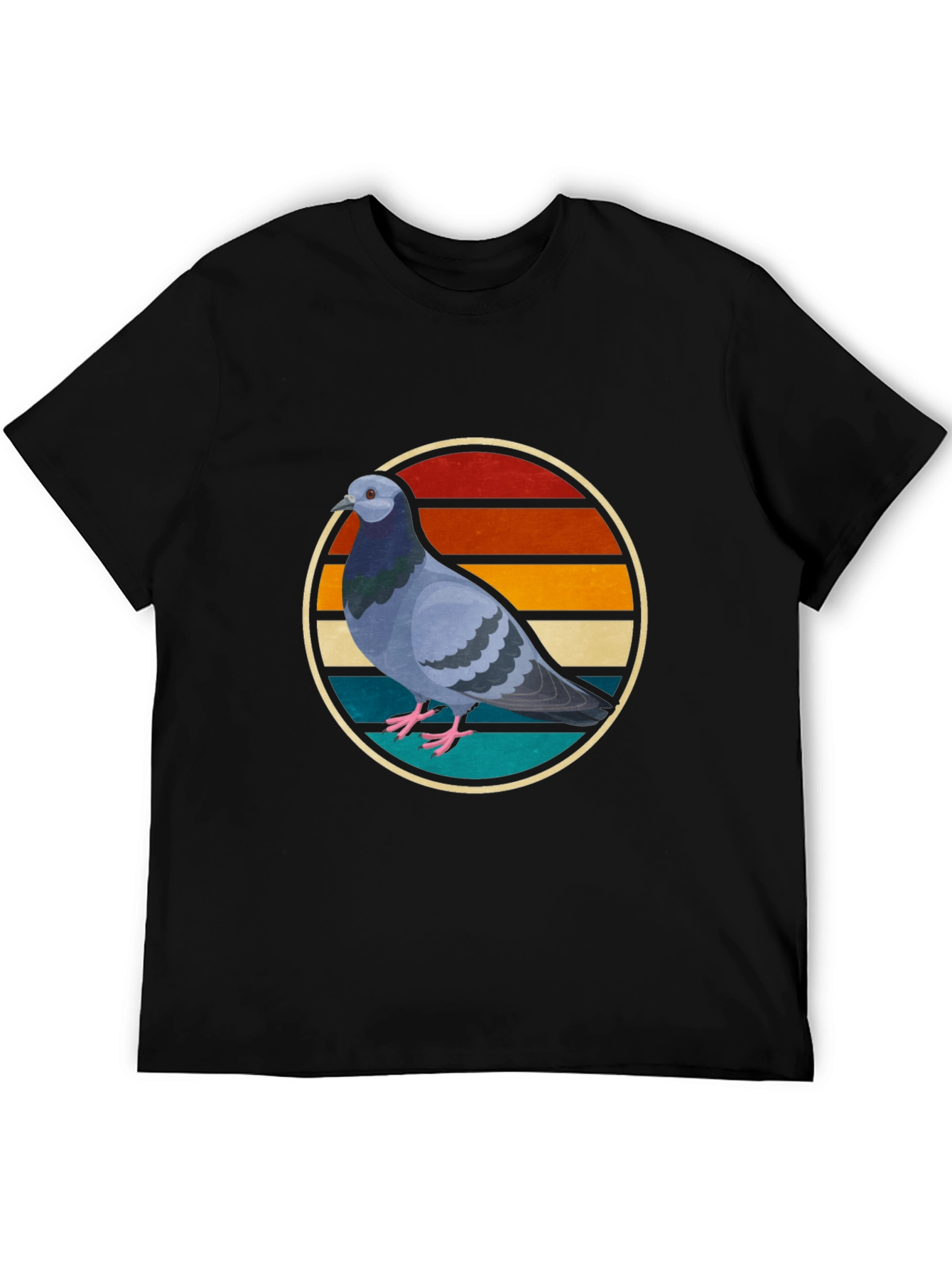 Retro Pigeon Graphic Tee - Cool Bird Lover Shirt