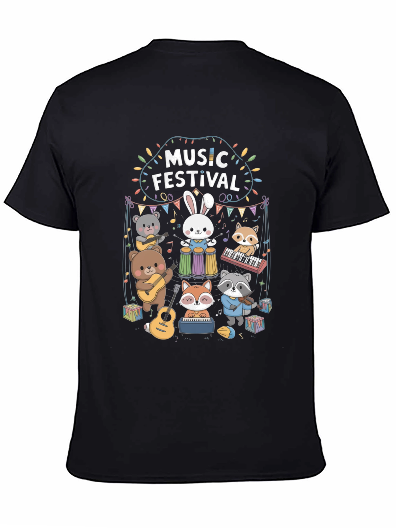 Music Festival Animal Band T-Shirt