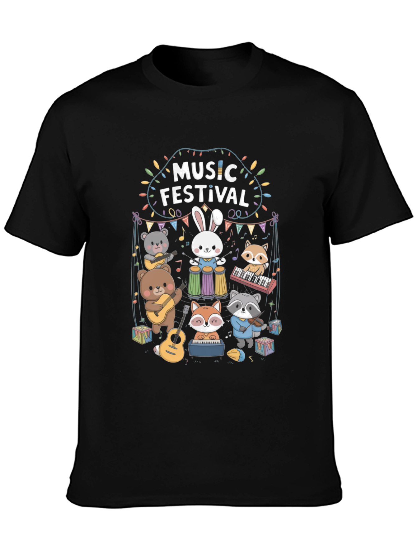 Music Festival Animal Band T-Shirt