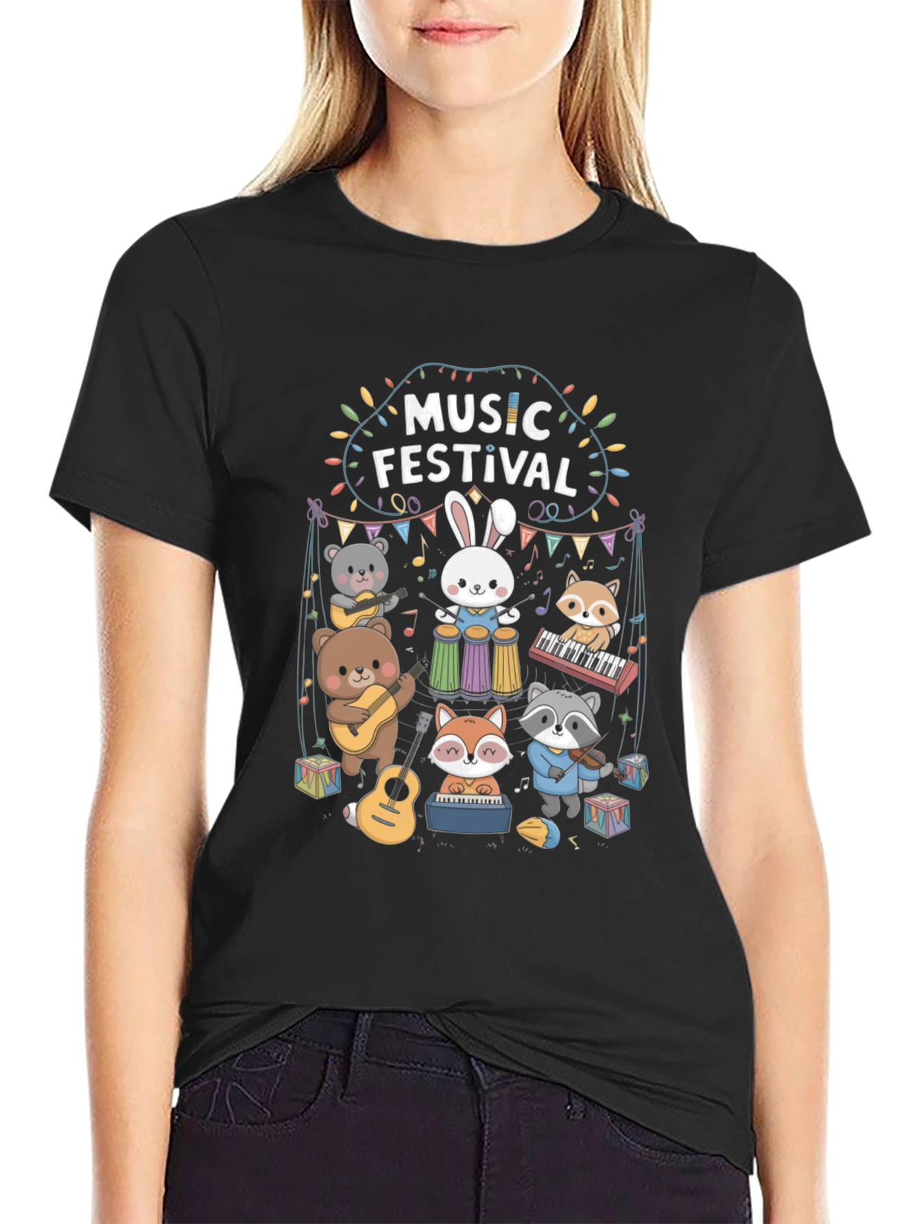 Music Festival Animal Band T-Shirt