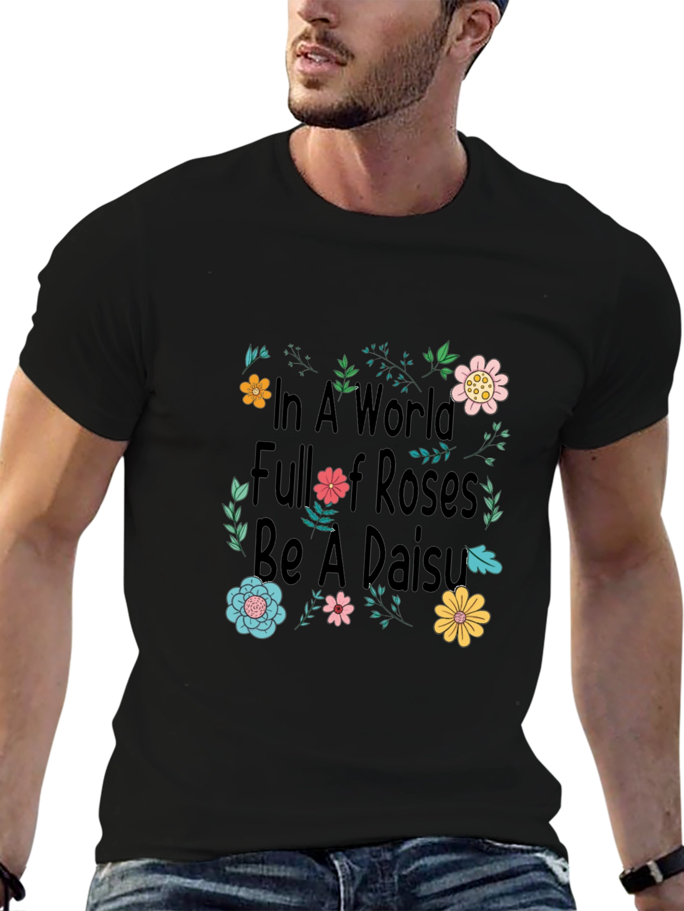Floral Be A Daisy Graphic Tee