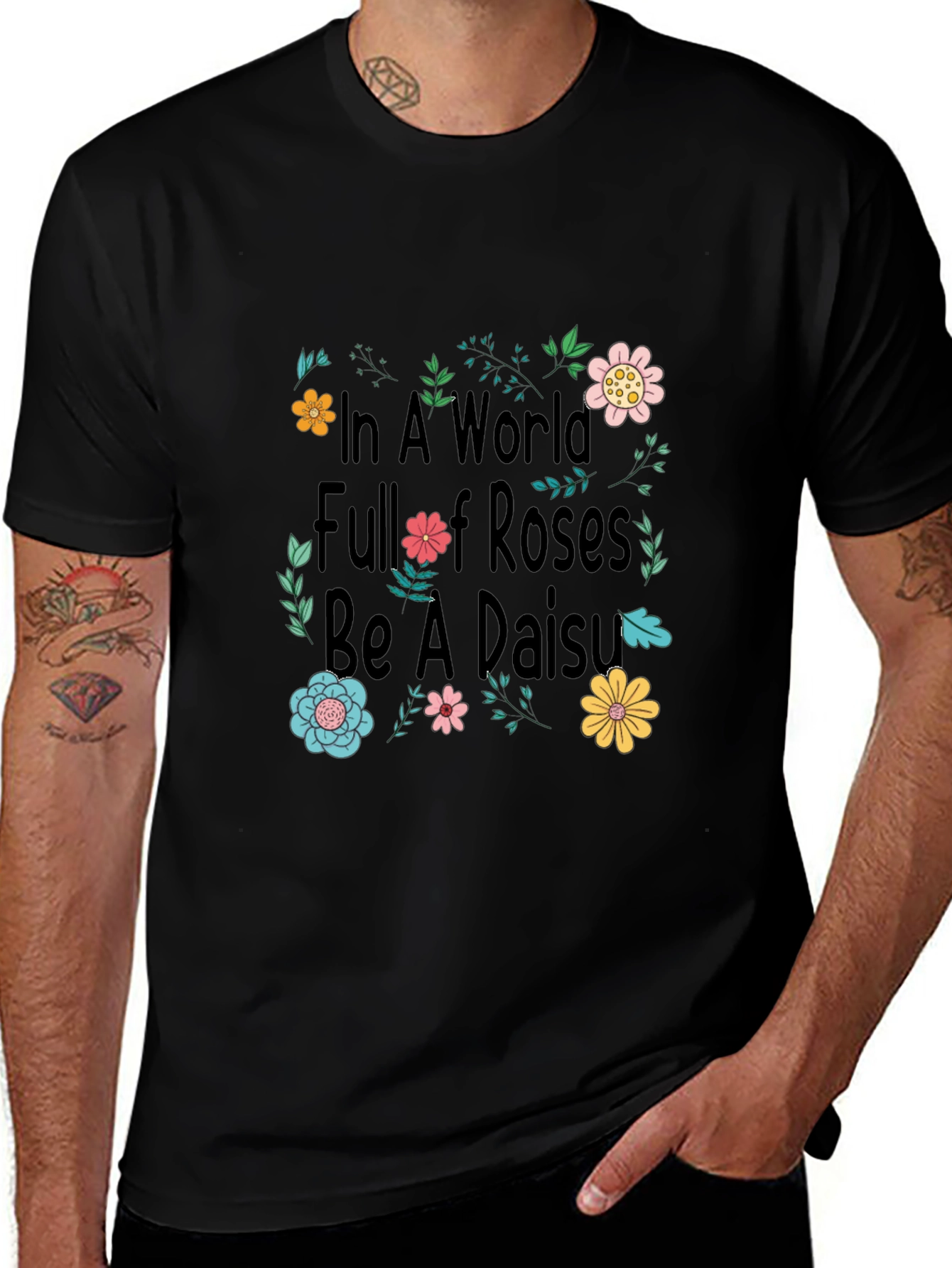 Floral Be A Daisy Graphic Tee