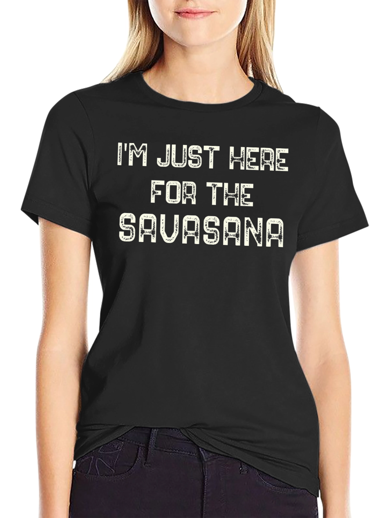 Yoga Savasana Funny Mens T-Shirt