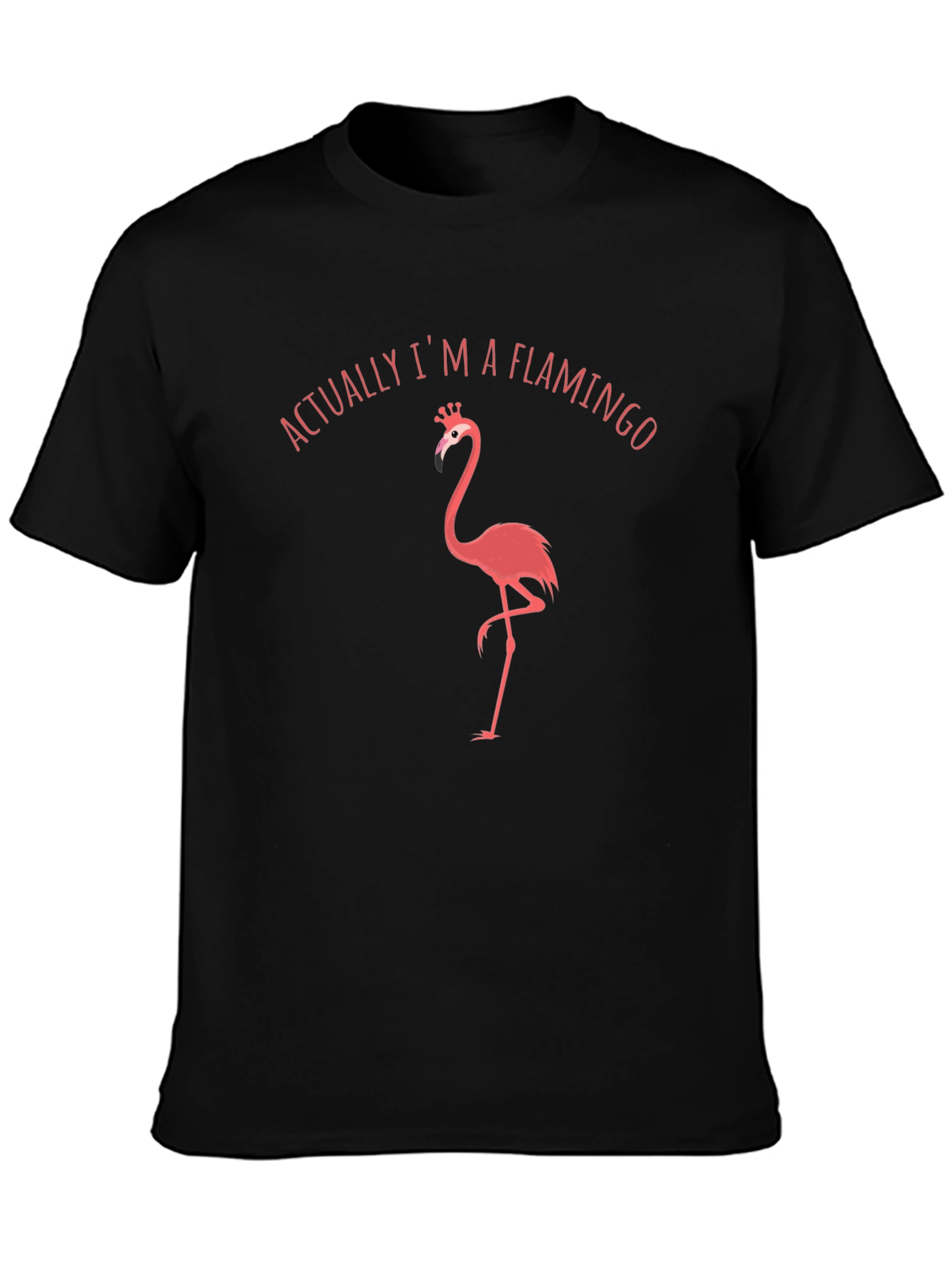 Actually Im a Flamingo Mens T-Shirt