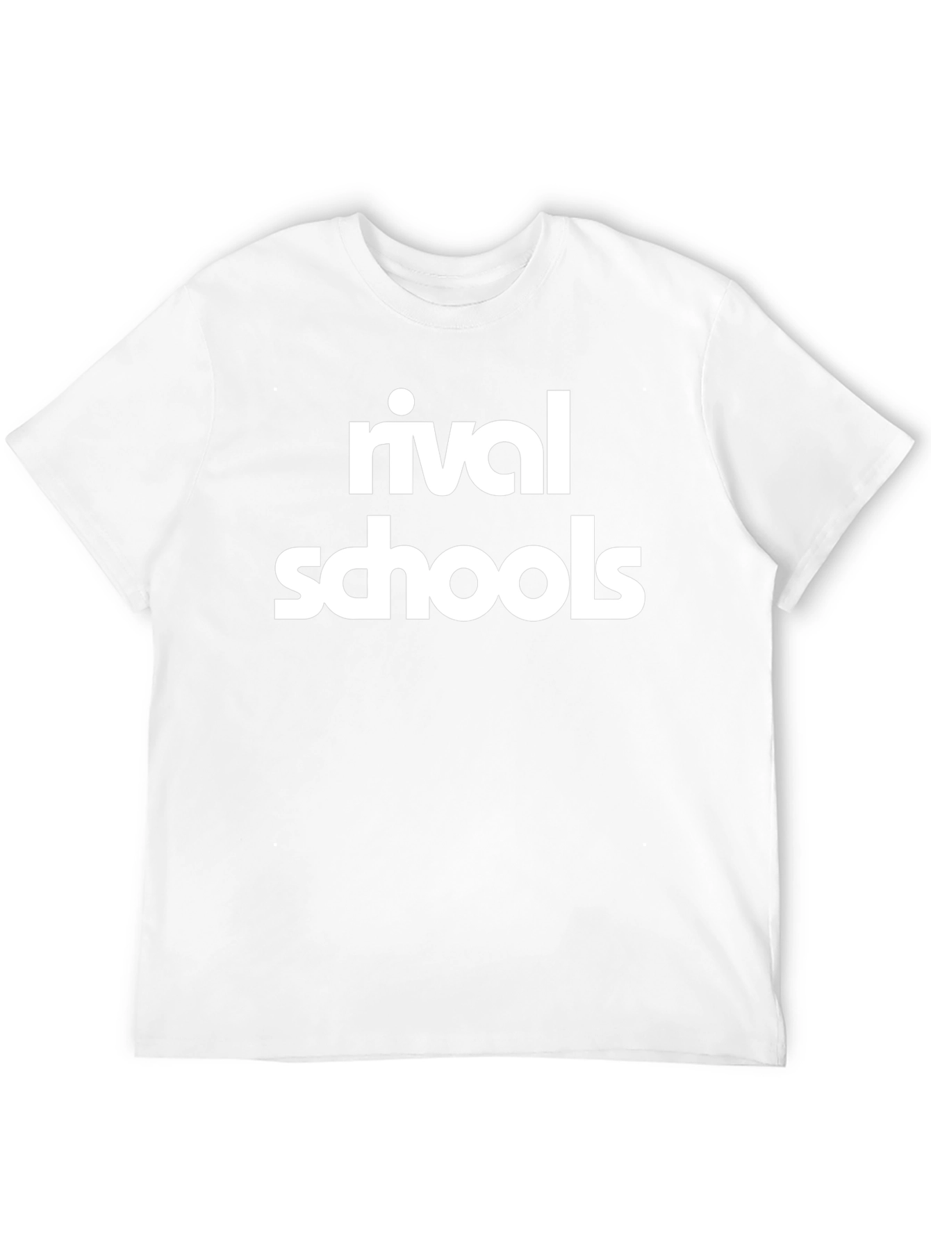 Rival Schools Graphic Tee - Black Cotton T-Shirt