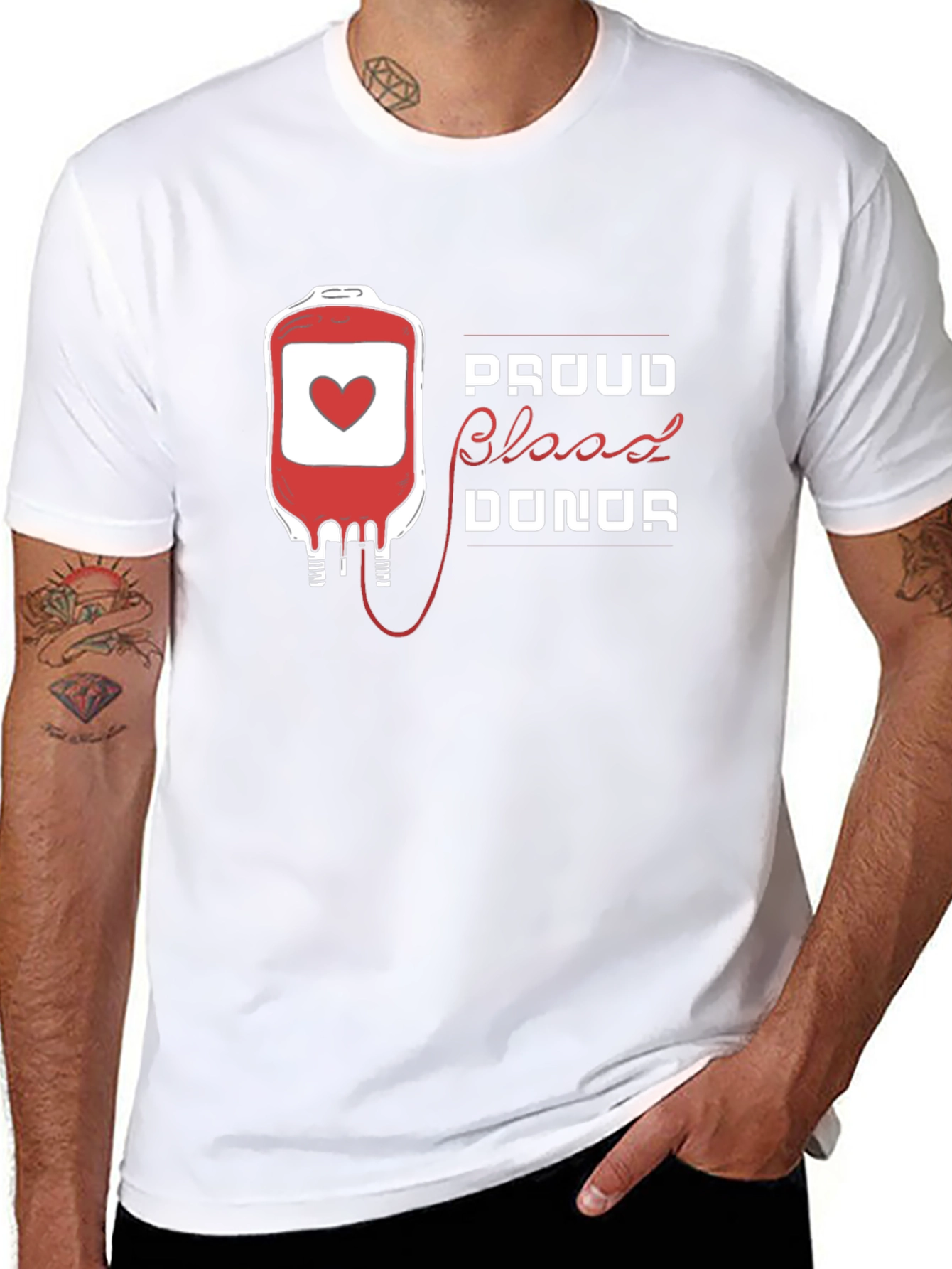 Proud Blood Donor Graphic Tee
