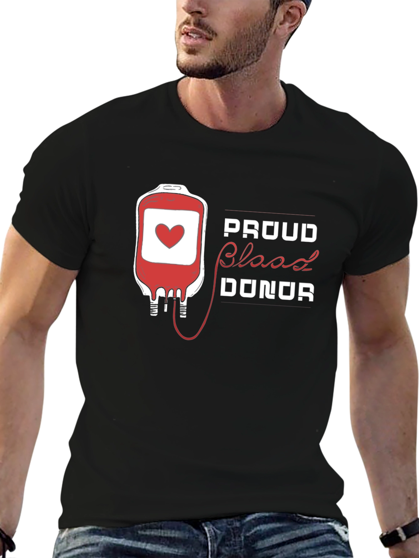 Proud Blood Donor Graphic Tee