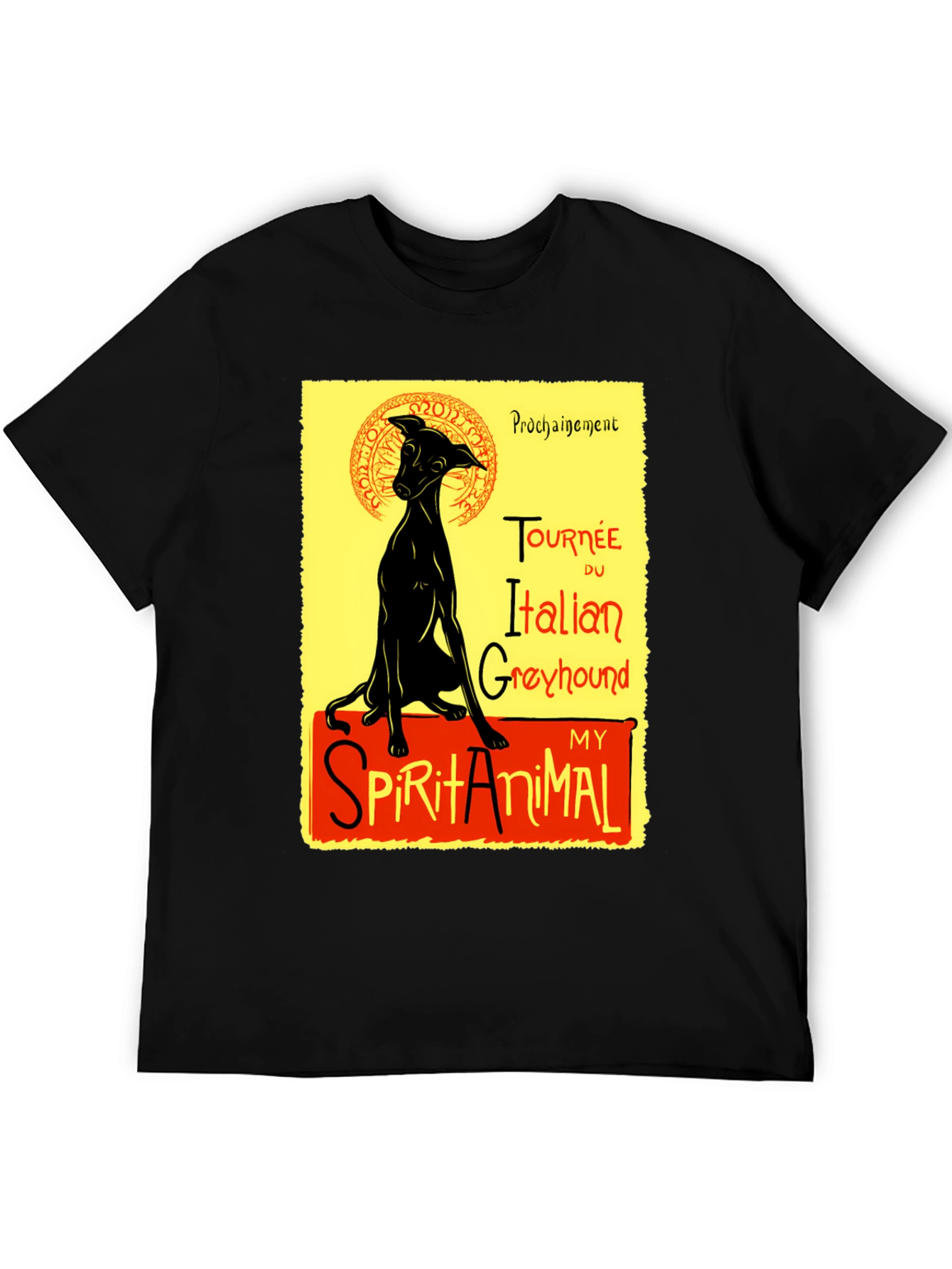 Italian Greyhound Spirit Animal T-Shirt – Vintage Dog Lover Graphic Tee Gift