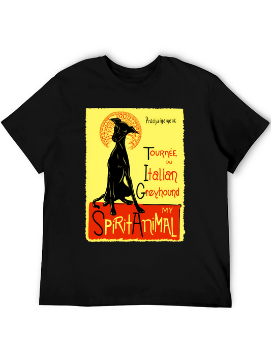 Italian Greyhound Spirit Animal T-Shirt – Vintage Dog Lover Graphic Tee Gift