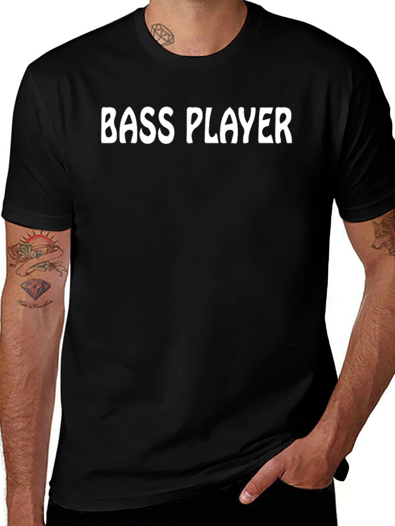Bass Player Graphic Tee - Musician T-Shirt