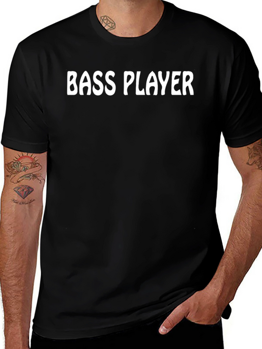 Bass Player Graphic Tee - Musician T-Shirt